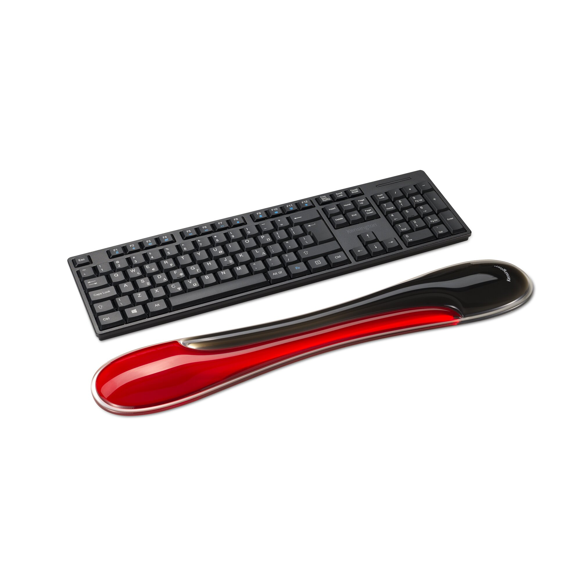 Kensington Slim Duo Gel Keyboard Wrist Rest - Red - Image 3