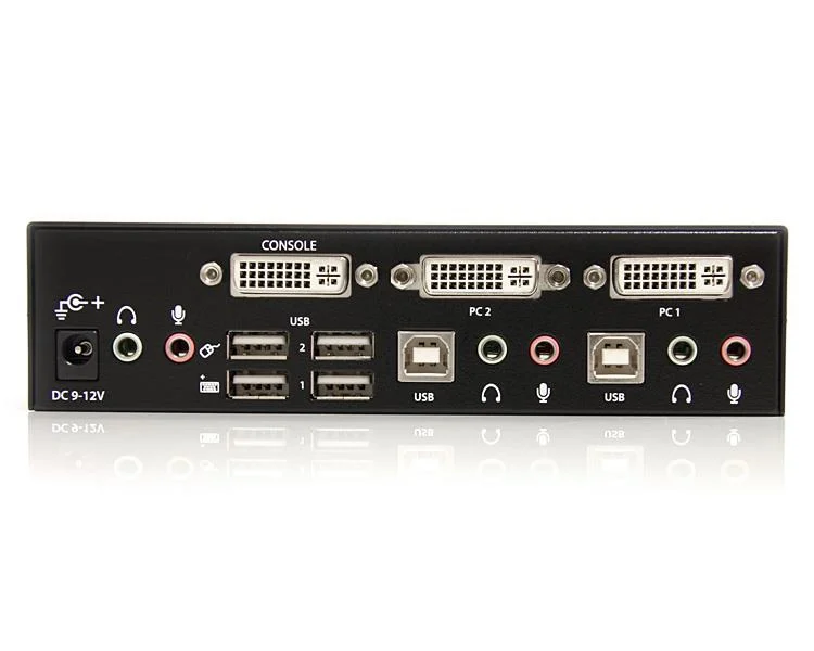 StarTech.com 2 Port DVI USB KVM Switch with Audio and USB 2.0 Hub - TAA - Image 3
