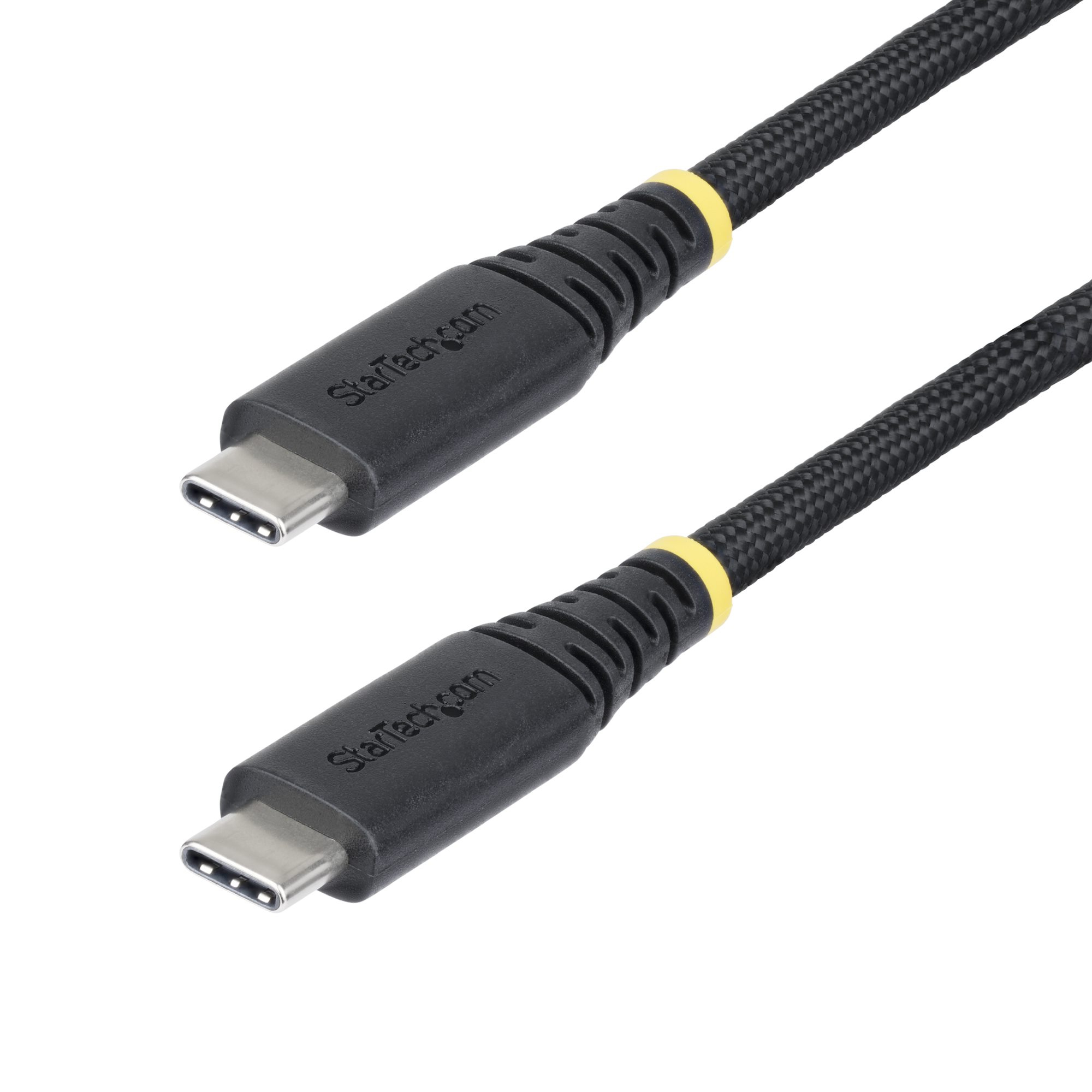 StarTech.com 10ft (3m) USB-C Charging Cable, Durable and Ultra-Flexible, 240W (5A) PD EPR, USB 2.0 Laptop Charger Cable,