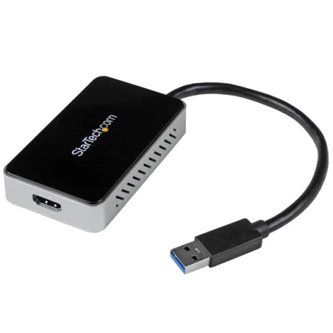 StarTech.com USB 3.0 to HDMI Adapter w/ 1x USB, USB to HDMI Monitor Converter for Windows (no support for macOS/ChromeOS