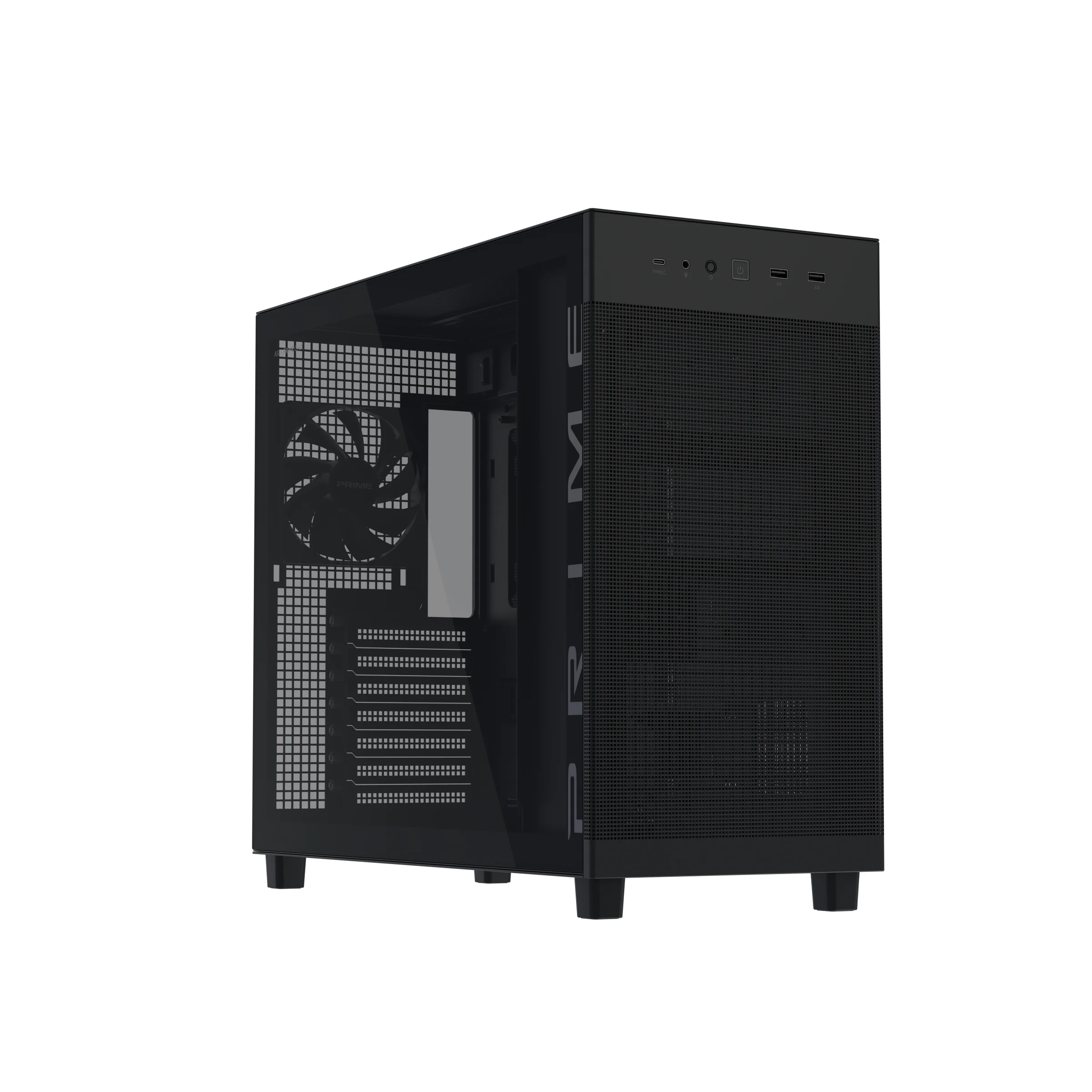 ASUS PRIME AP303 TG Black Midi Tower