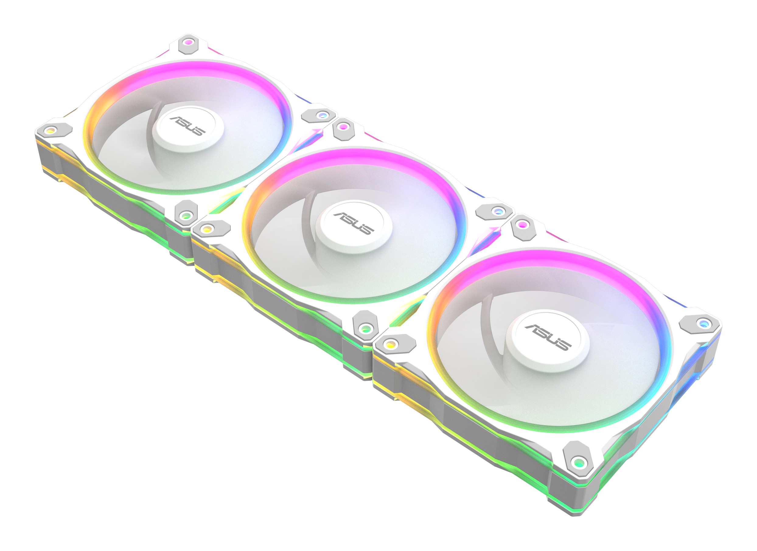 ASUS Prime MR120 Fan ARGB Reverse White 3in1 Computer case 12 cm 3 pc(s) - Image 3