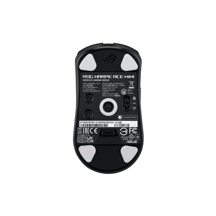 ASUS ROG Harpe Ace Mini mouse Gaming Ambidextrous RF Wireless + Bluetooth + USB Type-C Optical 42000 DPI - Image 2