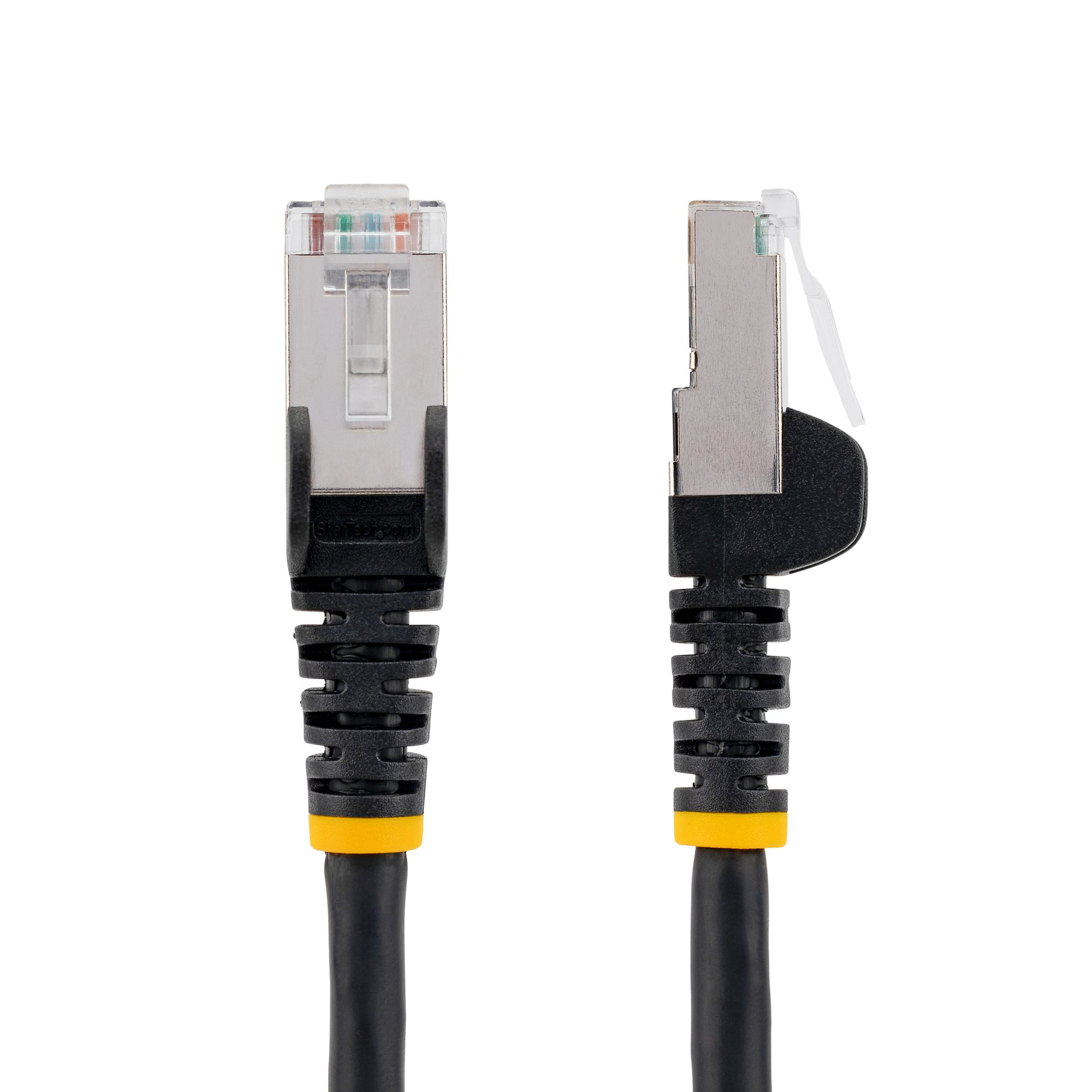StarTech.com 10m CAT6a Ethernet Cable - Black - Low Smoke Zero Halogen (LSZH) - 10GbE 500MHz 100W PoE++ Snagless RJ-45 w - Image 2