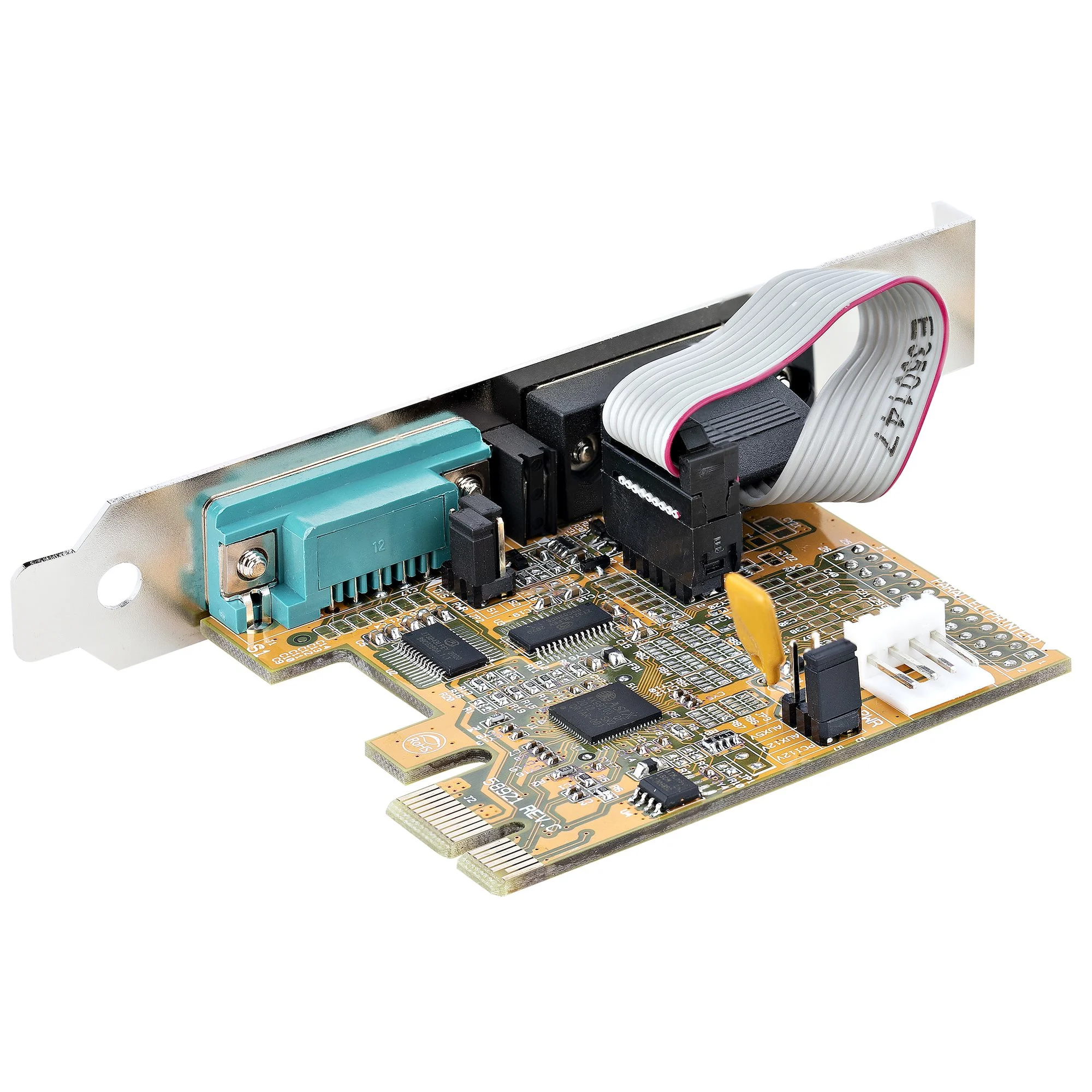 StarTech.com 2-Port PCI Express Serial Card, Dual Port PCIe to RS232 (DB9) Serial Card, 16C1050 UART, Standard or Low Pr - Image 2