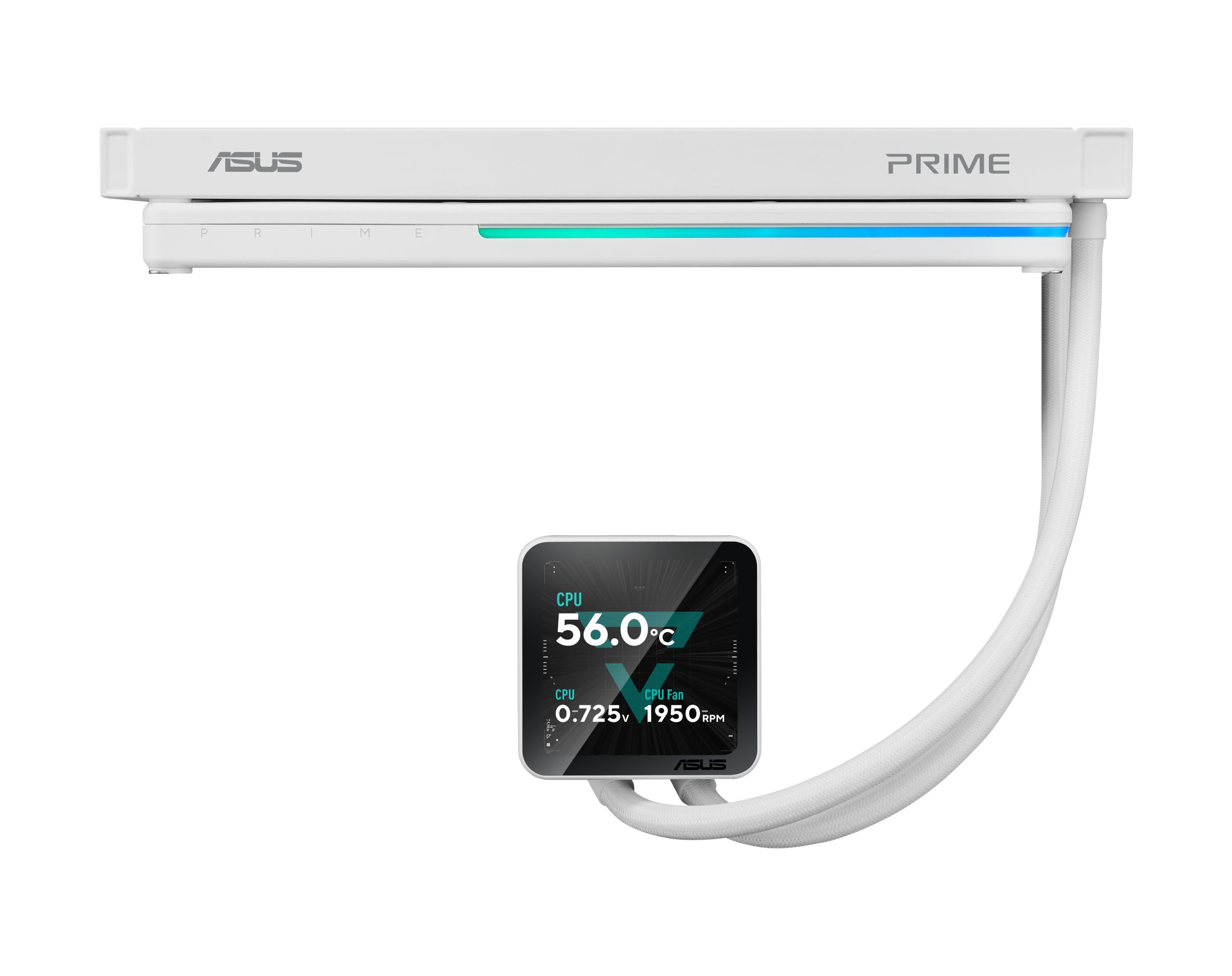 ASUS PRIME LC II 360 ARGB LCD WHT Processor All-in-one liquid cooler 12 cm White 1 pc(s) - Image 3