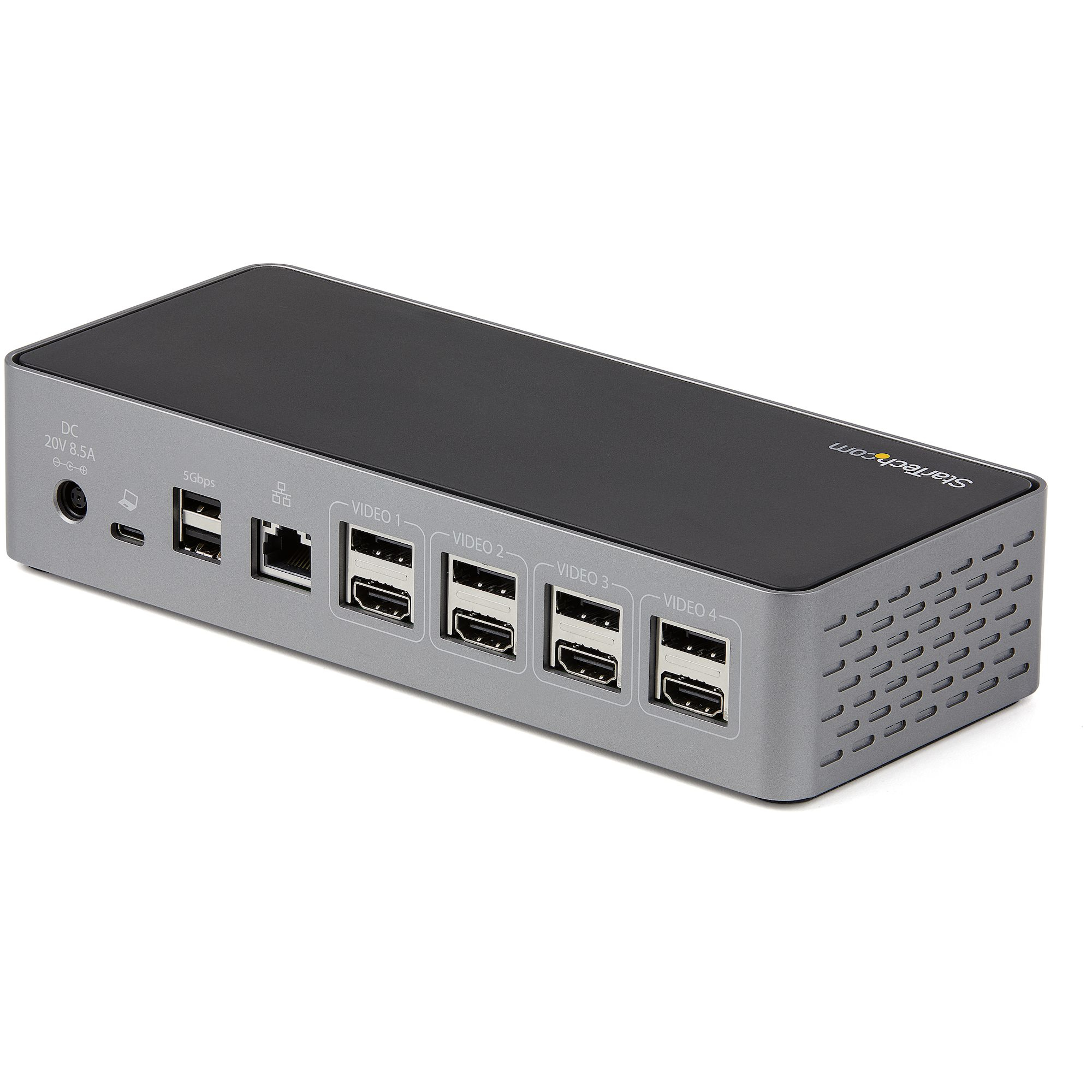 StarTech.com USB C Dock - 4K 60Hz Quad Monitor DisplayPort & HDMI - Universal USB-C Docking Station with 100W Power Deli - Image 2