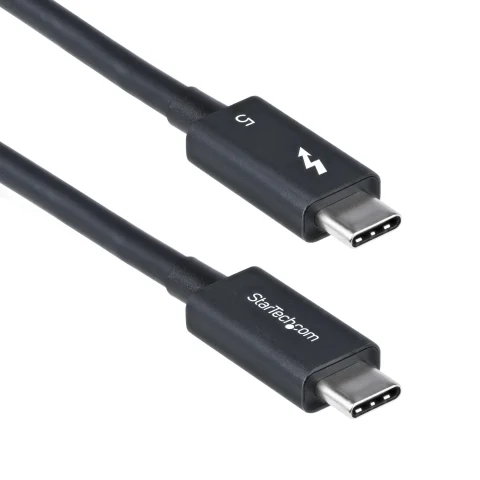 StarTech.com 2.6ft (80cm) Thunderbolt 5 Cable, 80Gbps/Up to 120Gbps, 240W PD, 8K 60Hz, Certified Thunderbolt Cable - Com