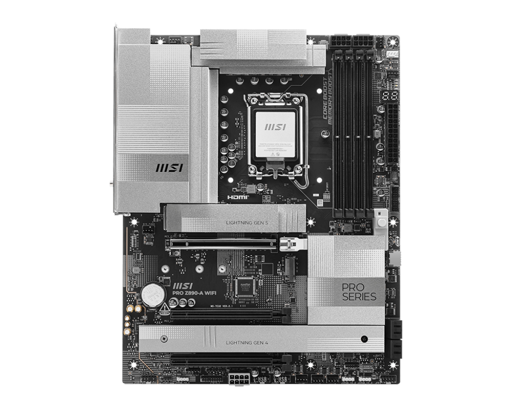 MSI PRO Z890-A WIFI motherboard Intel Z890 LGA 1851 (Socket V1) ATX - Image 2