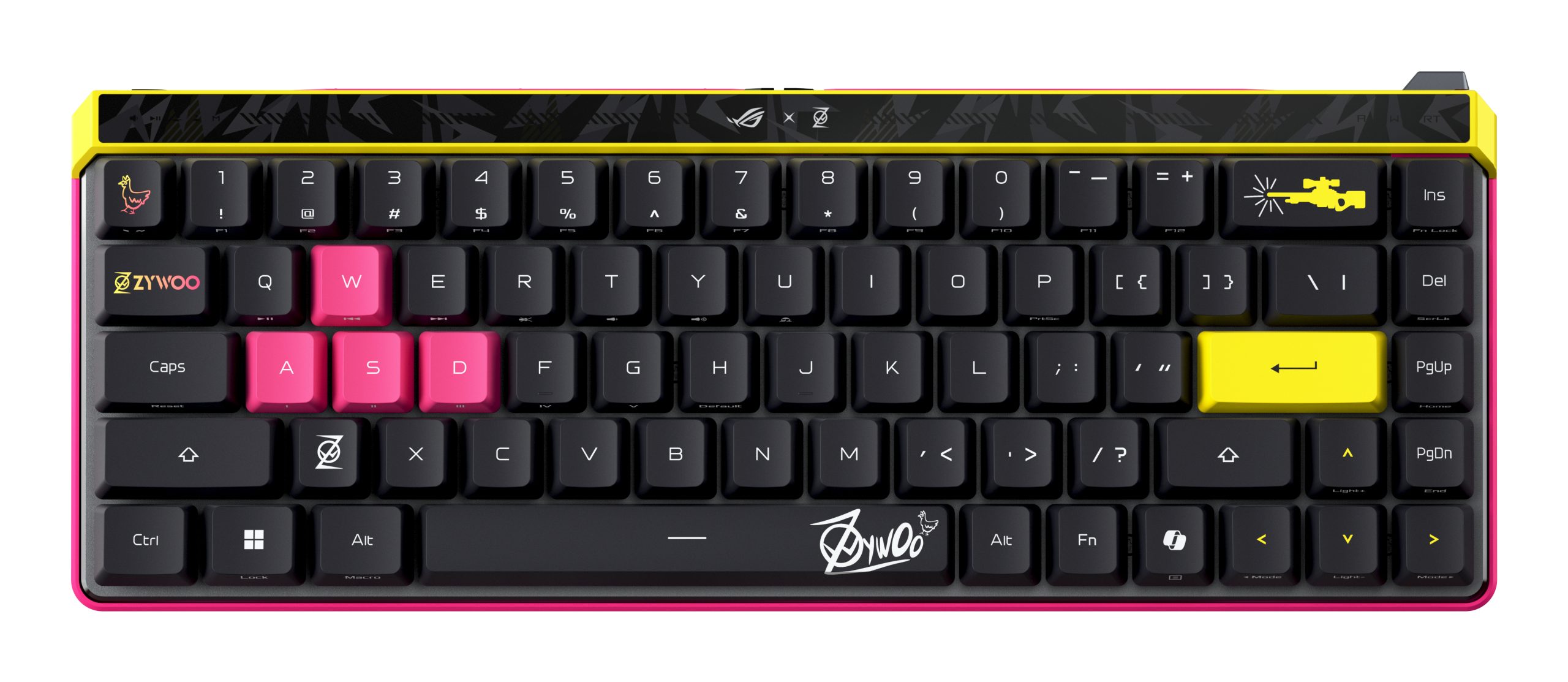 ASUS ROG Falchion Ace HFX ZywOo Edition keyboard Gaming USB QWERTY US International Black - Image 2