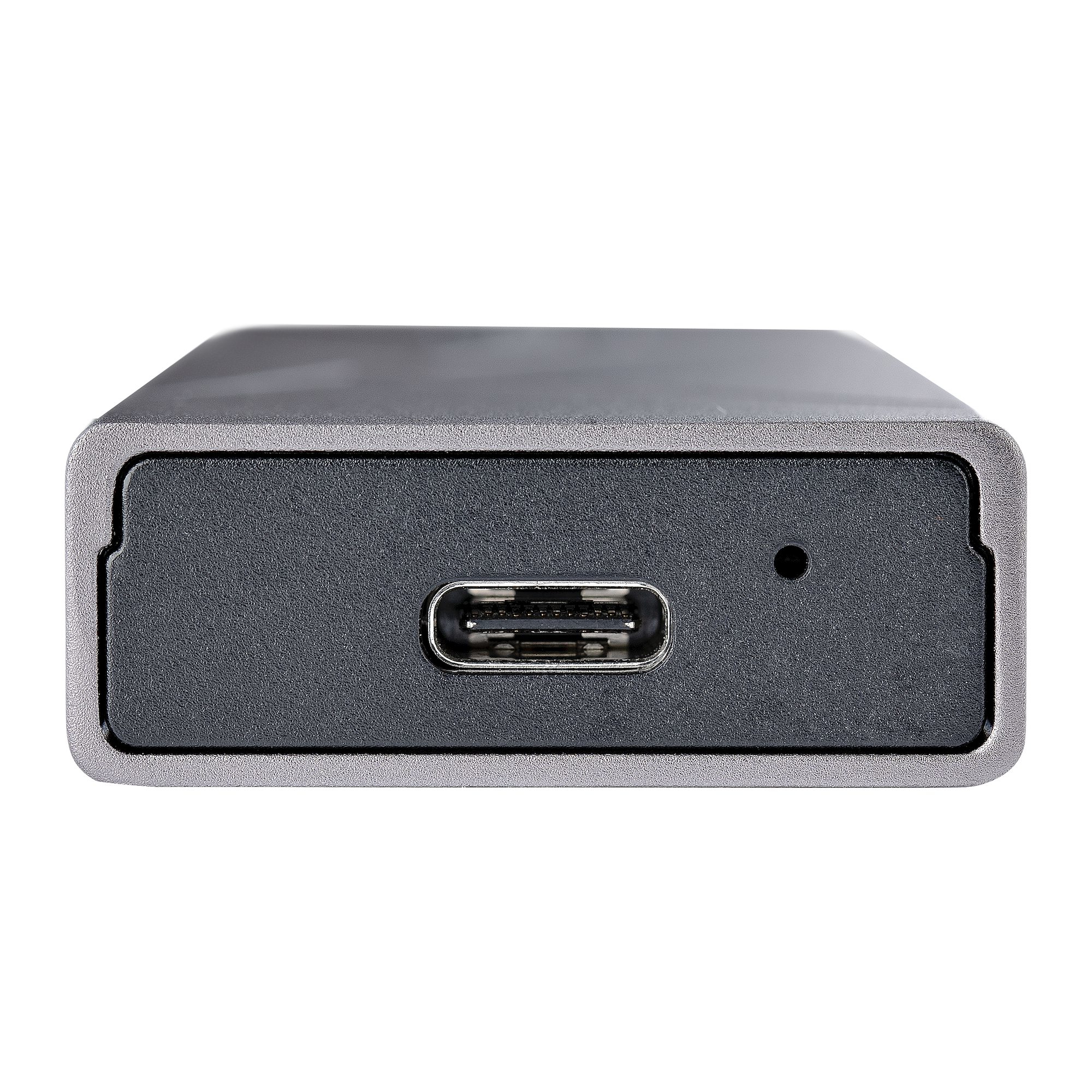 StarTech.com USB-C 10Gbps to M.2 NVMe or M.2 SATA SSD Enclosure - Tool-free External M.2 PCIe/SATA NGFF SSD Aluminum Cas - Image 3