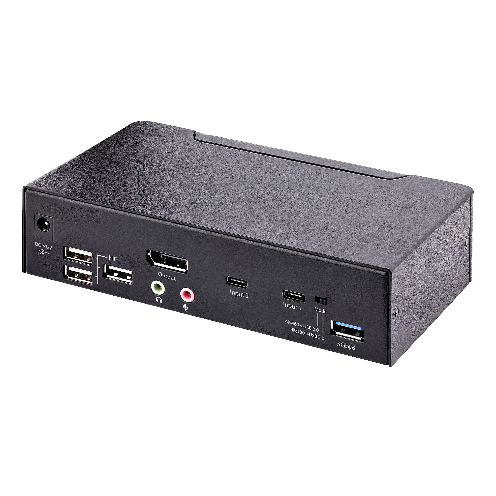 StarTech.com 2-Port USB-C KVM Switch, Single 4K 60Hz DisplayPort Monitor, 3.5mm Audio, 6x USB Hub Ports, Hot Key Switchi - Image 2