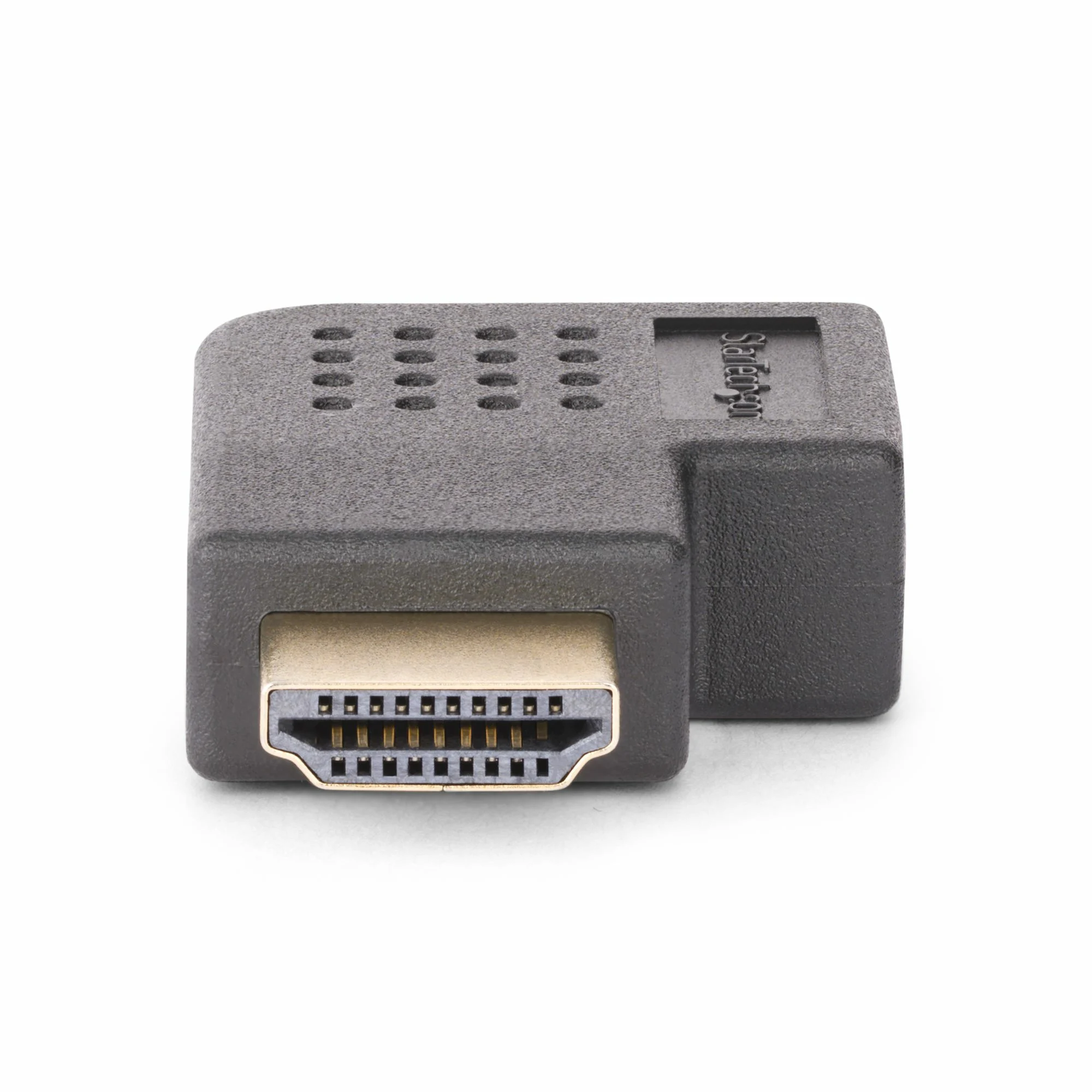 StarTech.com Right Angle HDMI 2.0 Adapter, Male to Female, Horizontal 90-Degree Angled HDMI Port Saver, 4K 60Hz, High Sp - Image 3