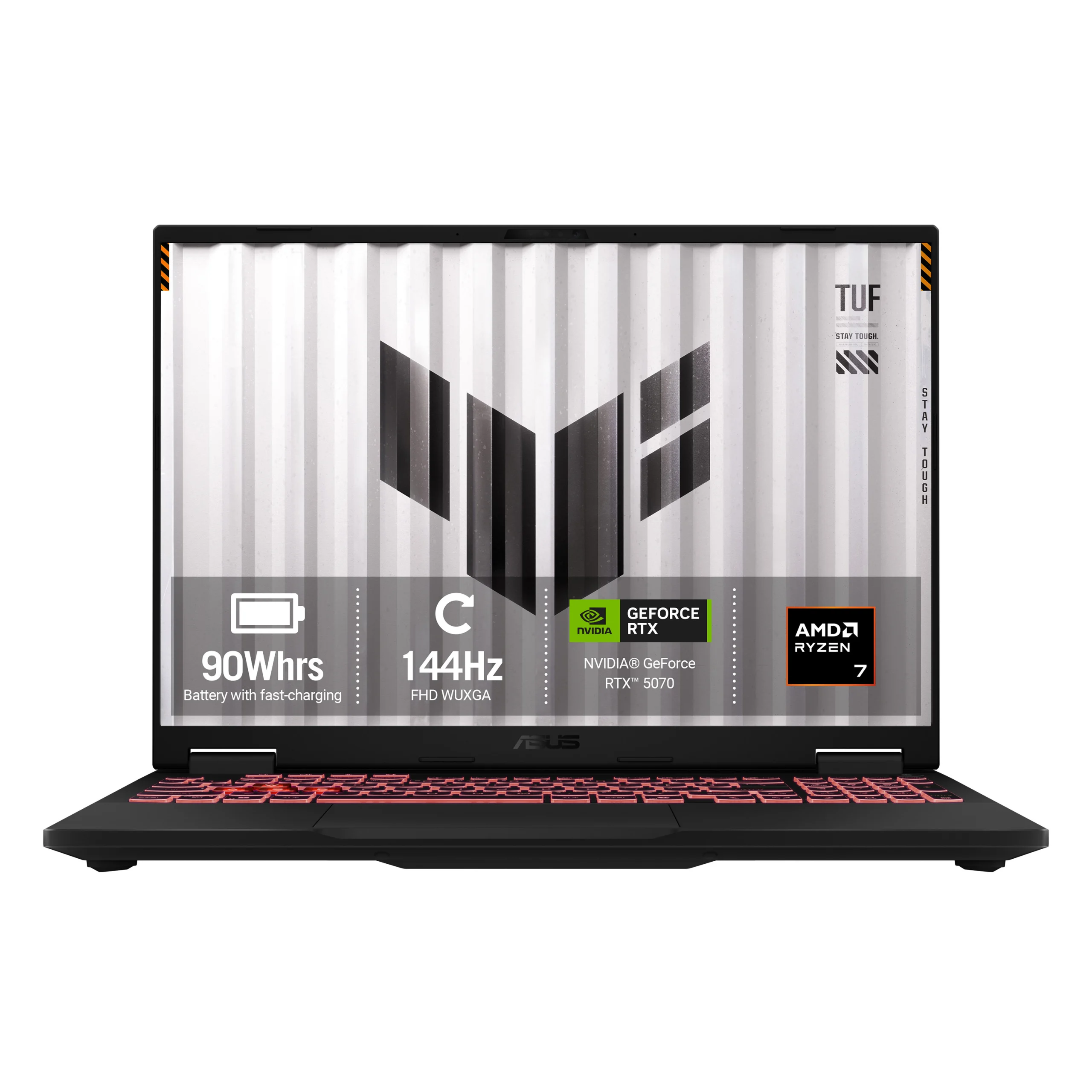 ASUS TUF Gaming A16 FA608UP-TU131W AMD Ryzen™ 7 260 Laptop 40.6 cm (16") WUXGA 16 GB DDR5-SDRAM 1 TB SSD NVIDIA® GeForce