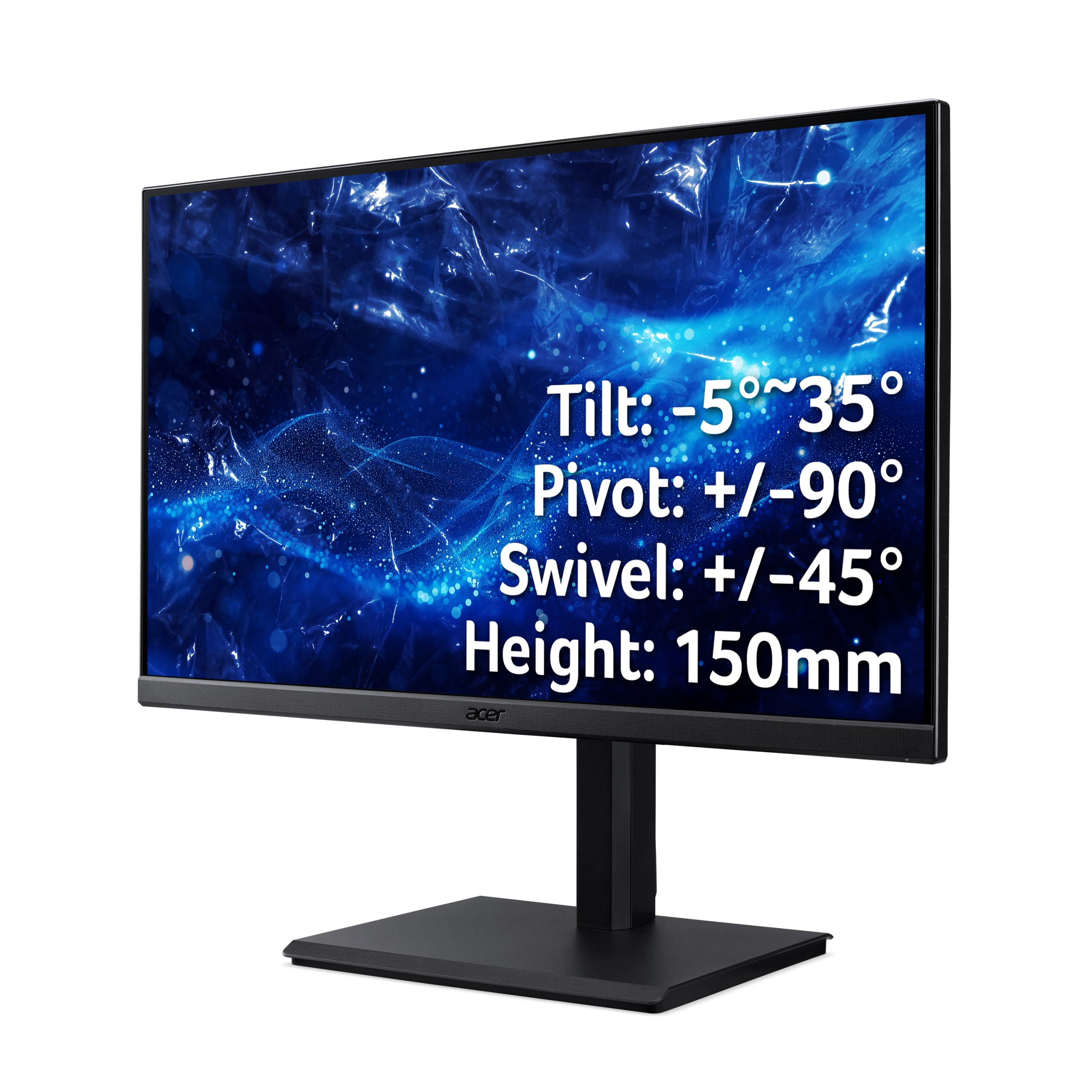Acer B7 Vero B227Q E3 22" Full HD IPS FreeSync 100Hz 4ms LED Monitor - Image 3