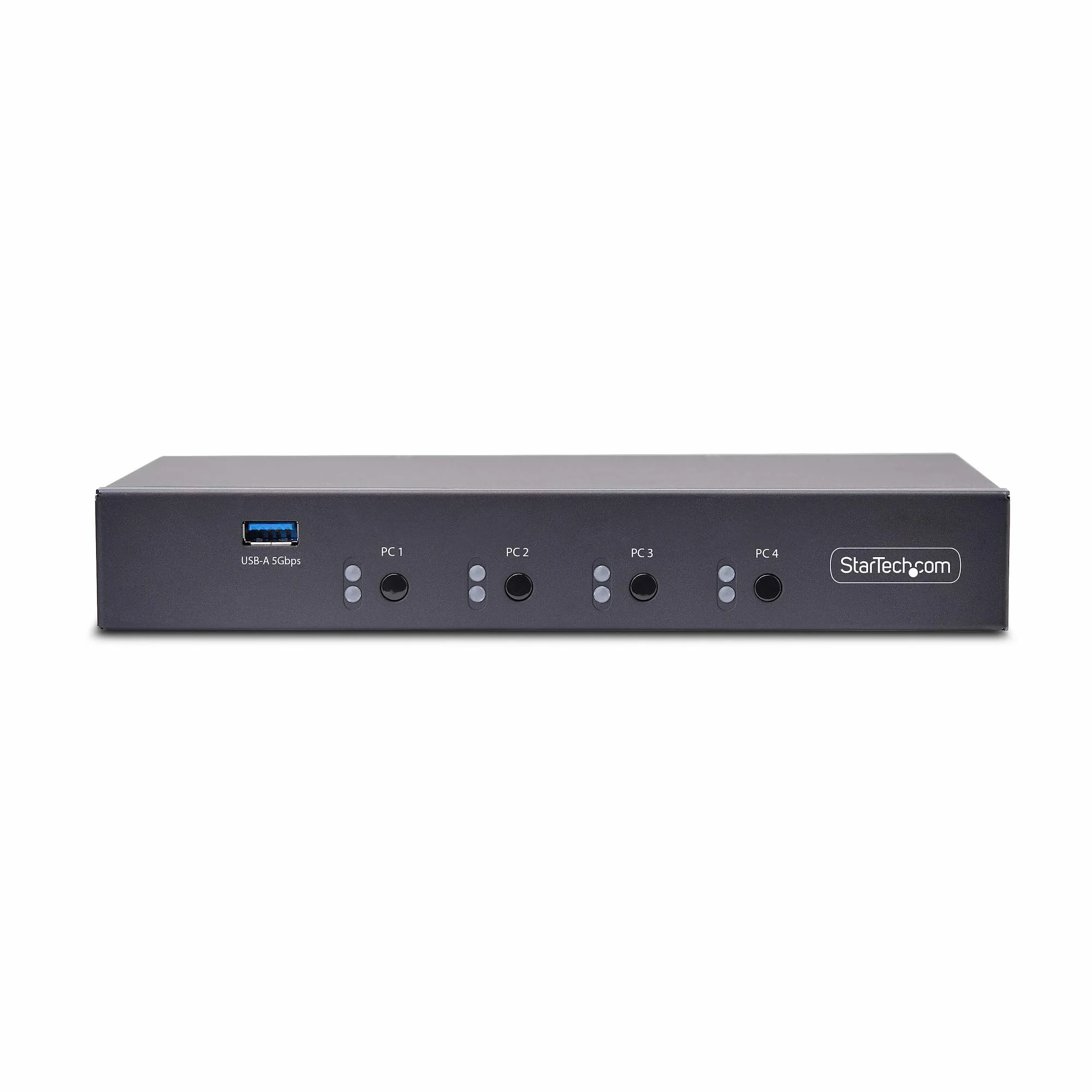 StarTech.com 4-Port KM Switch with Mouse Switching, USB Switch for Keyboard/Mouse, 3.5mm/USB Audio, Peripheral Sharing f - Image 3