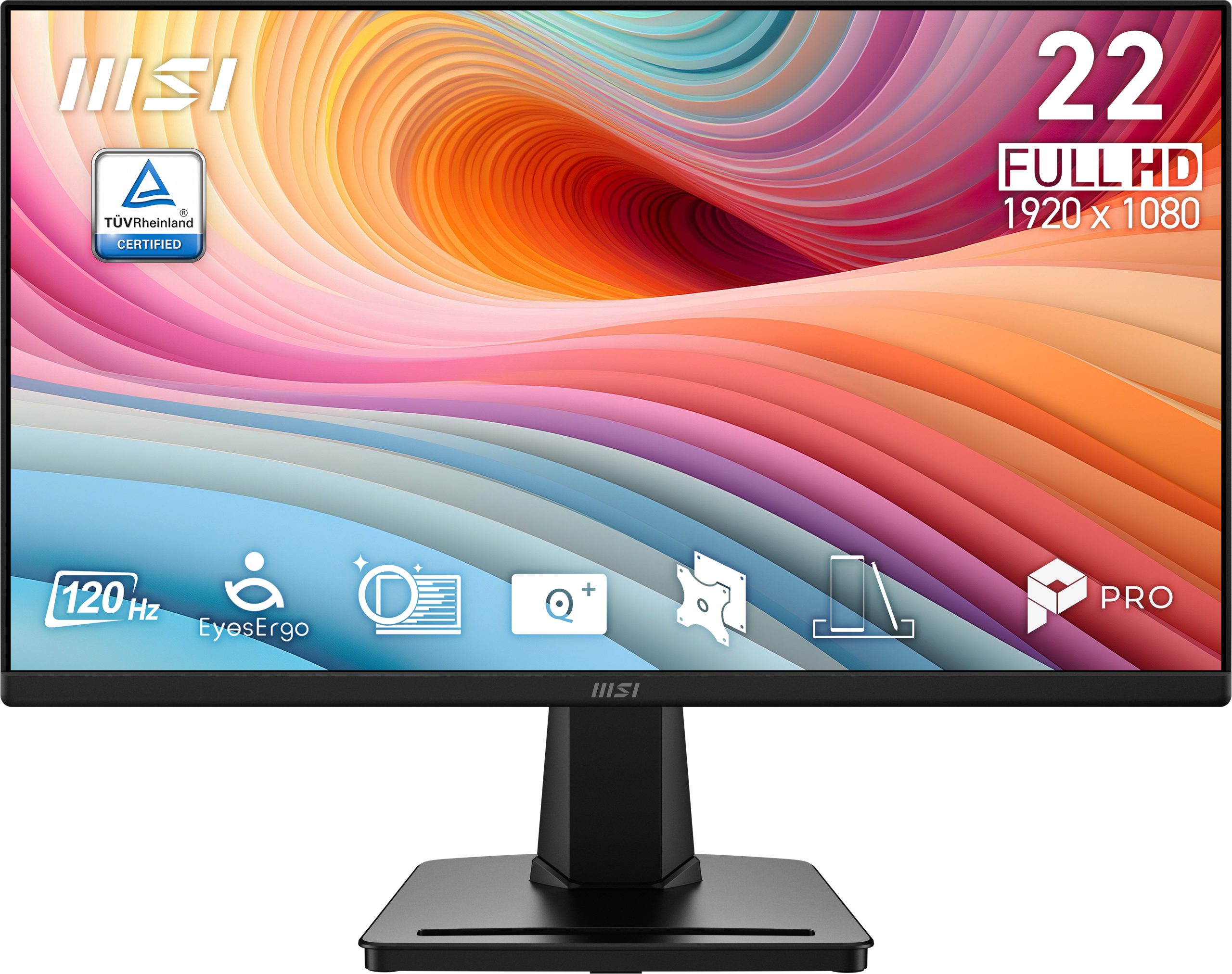 MSI PRO MP225 E12VL computer monitor 54.5 cm (21.4") 1920 x 1080 pixels Full HD Black - Image 2