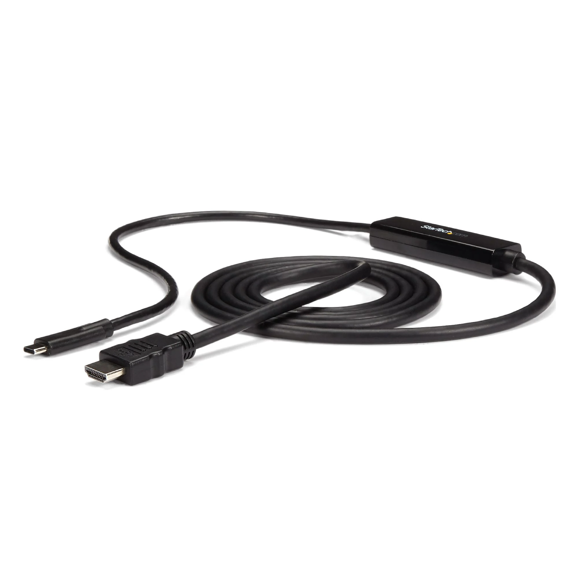 StarTech.com 6ft (2m) USB C to HDMI Cable - 4K 30Hz USB Type-C to HDMI Video Display Converter - USB-C DP Alt Mode to HD