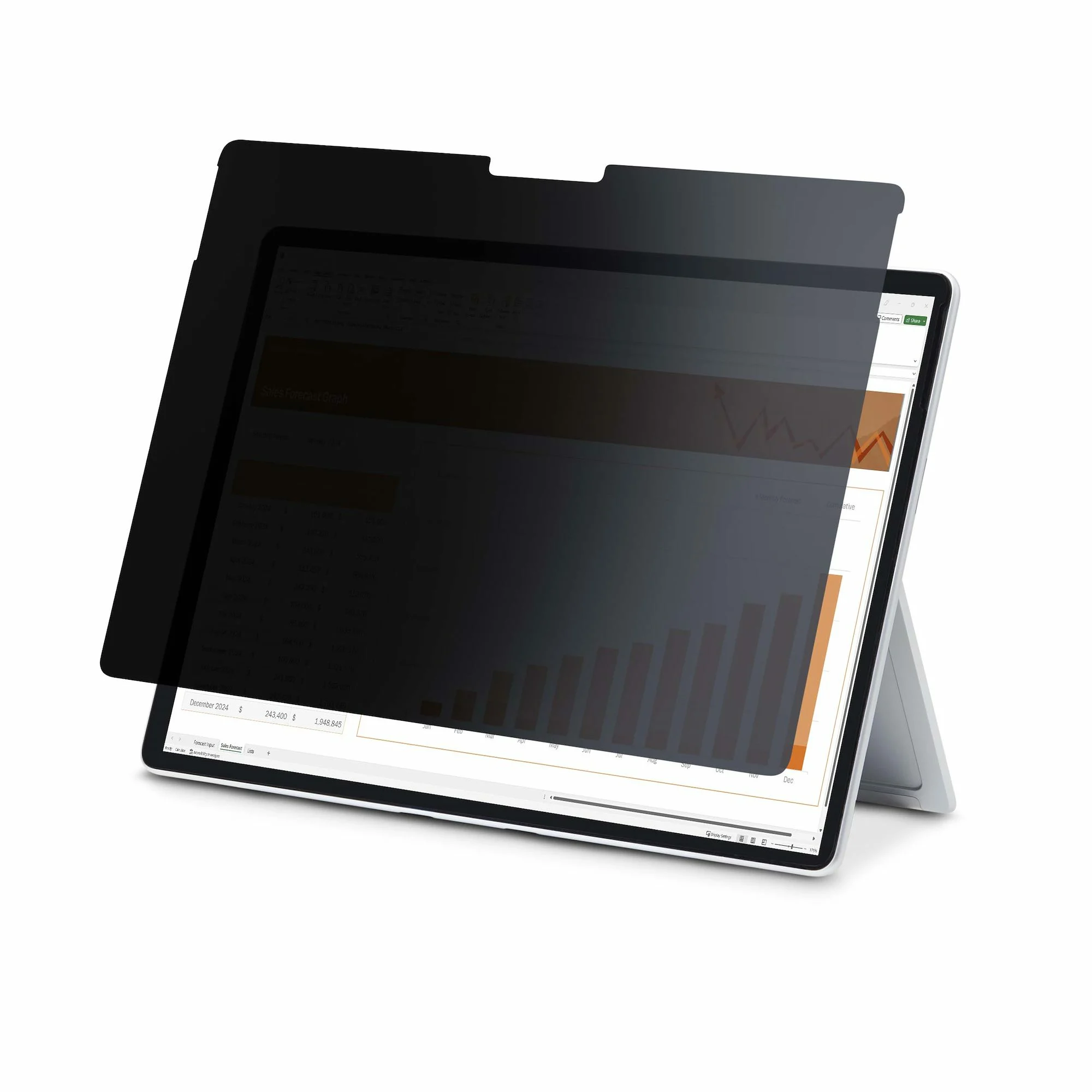 StarTech.com 4-Way Privacy Screen For 13-inch Surface Pro 8/9/X/11 Laptop, Portrait/Landscape Modes, Touch-Enabled, +/-