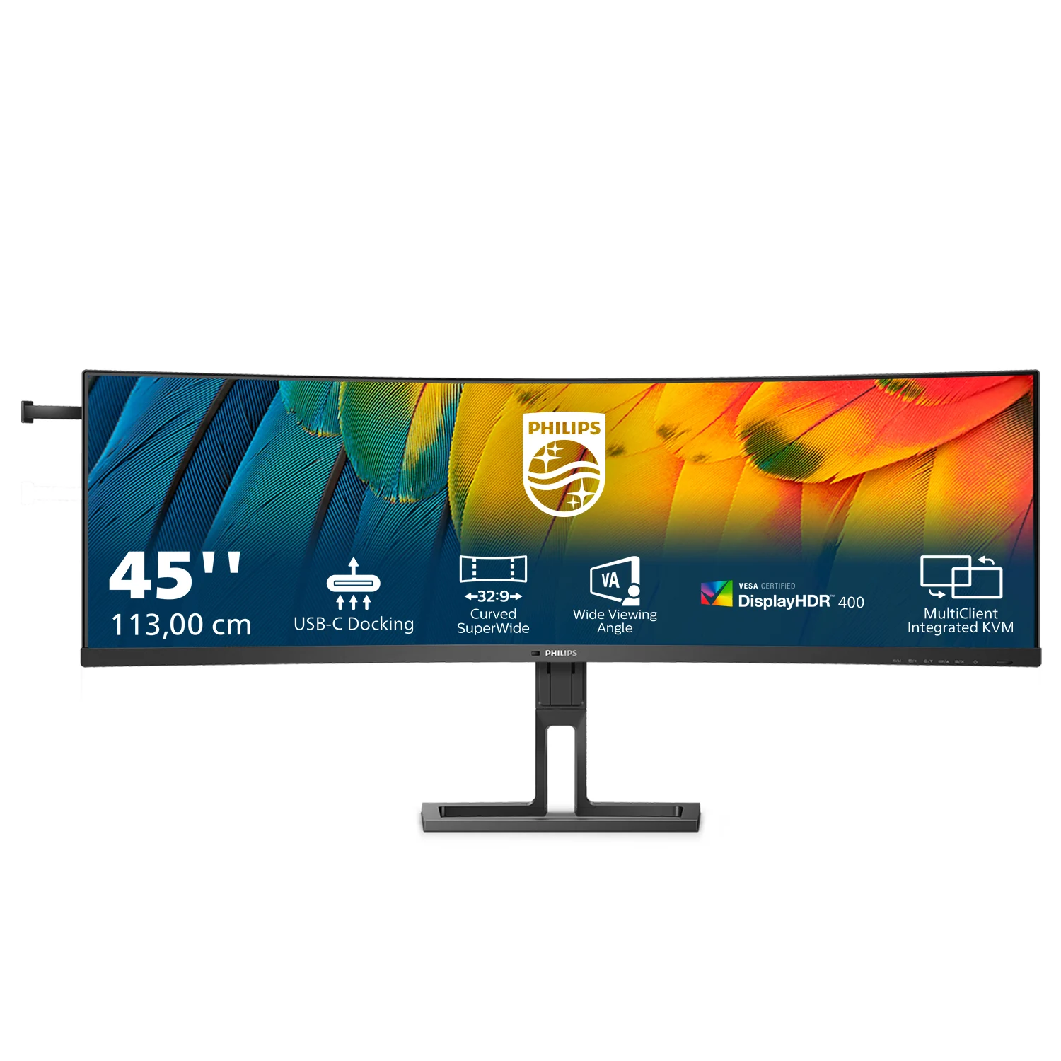 Philips 6000 series 45B1U6900C/00 computer monitor 113 cm (44.5") 5120 x 1440 pixels UltraWide Dual Quad HD LED Black - Image 3