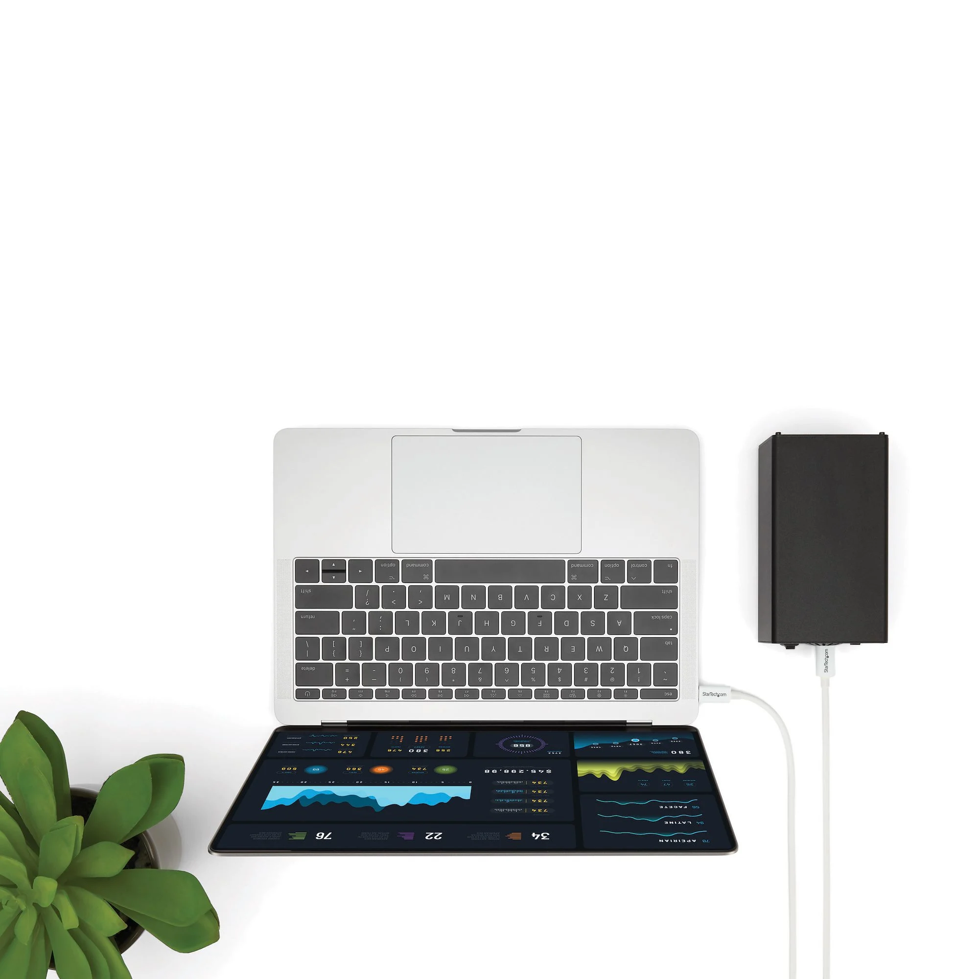 StarTech.com 6.6ft (2m) Thunderbolt 3 Cable, 20Gbps, 100W PD, 4K, Thunderbolt Certified, Compatible with Thunderbolt 4/U - Image 3