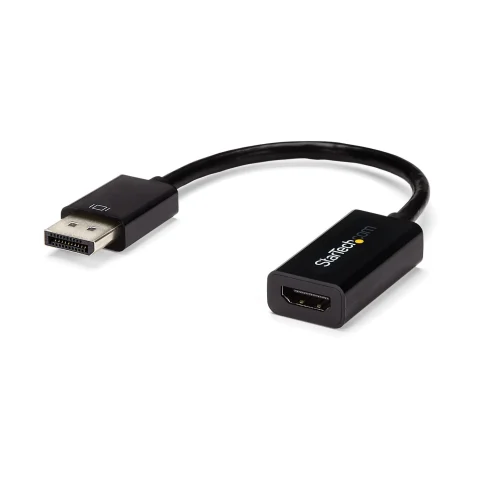 StarTech.com DisplayPort to HDMI Adapter - 4K 30Hz Active DisplayPort to HDMI Video Converter - DP to HDMI Monitor/TV/Di
