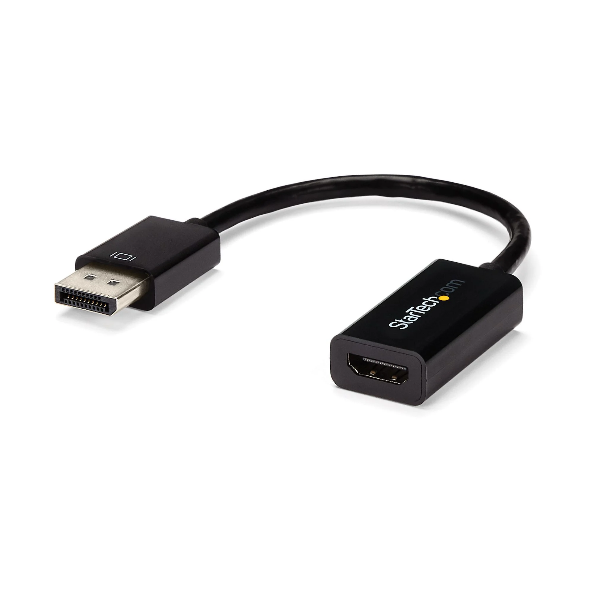 StarTech.com DisplayPort to HDMI Adapter - 4K 30Hz Active DisplayPort to HDMI Video Converter - DP to HDMI Monitor/TV/Di