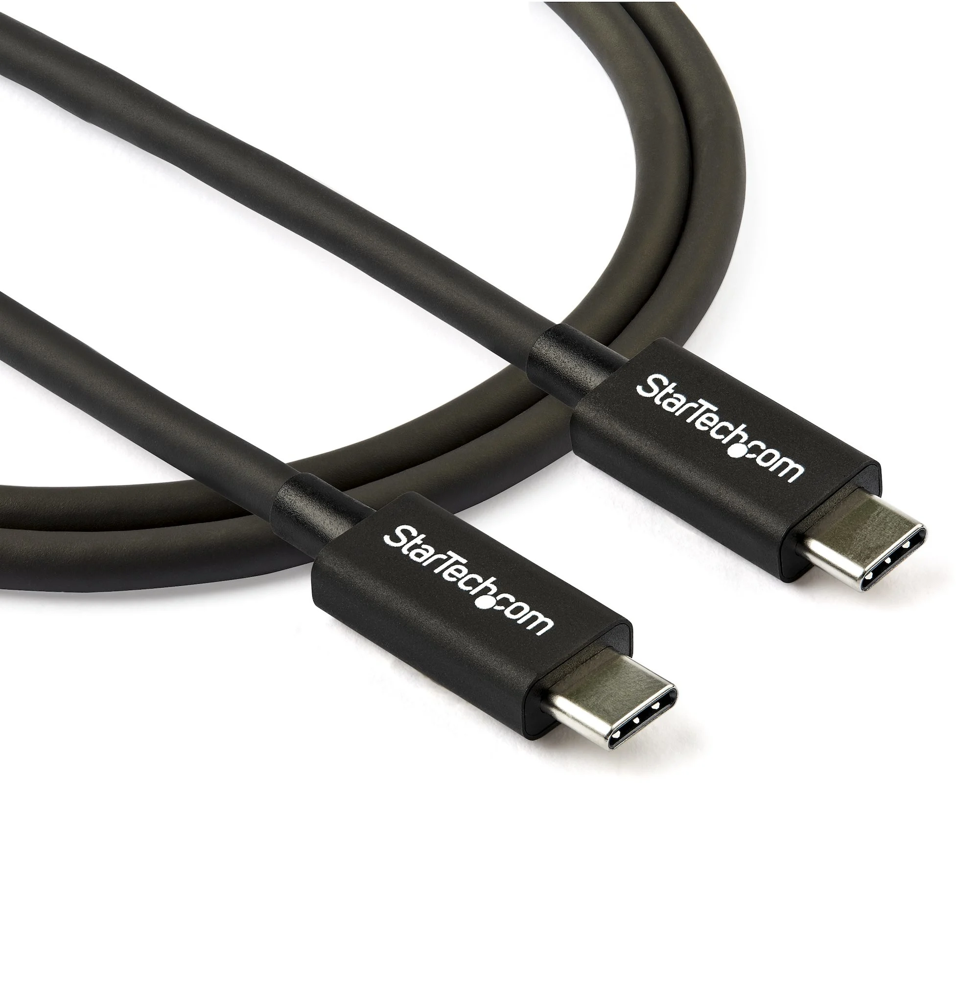 StarTech.com 2.6ft (80cm) Thunderbolt 3 Cable, 40Gbps, 100W PD, 4K/5K, Thunderbolt Certified, Compatible with Thunderbol - Image 3
