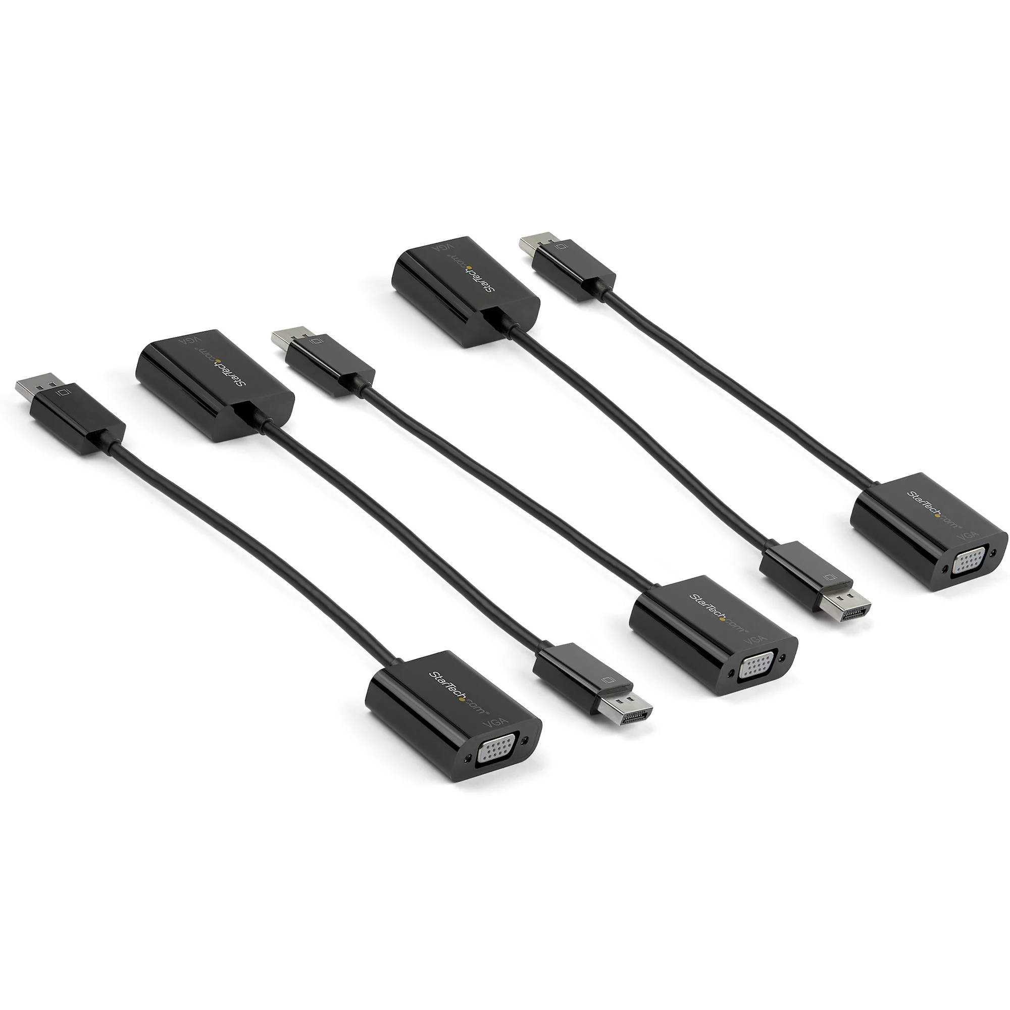 StarTech.com 5-Pack DisplayPort to VGA Adapter - DisplayPort 1.2 to VGA Active Adapter - Digital DP to Analog VGA Video