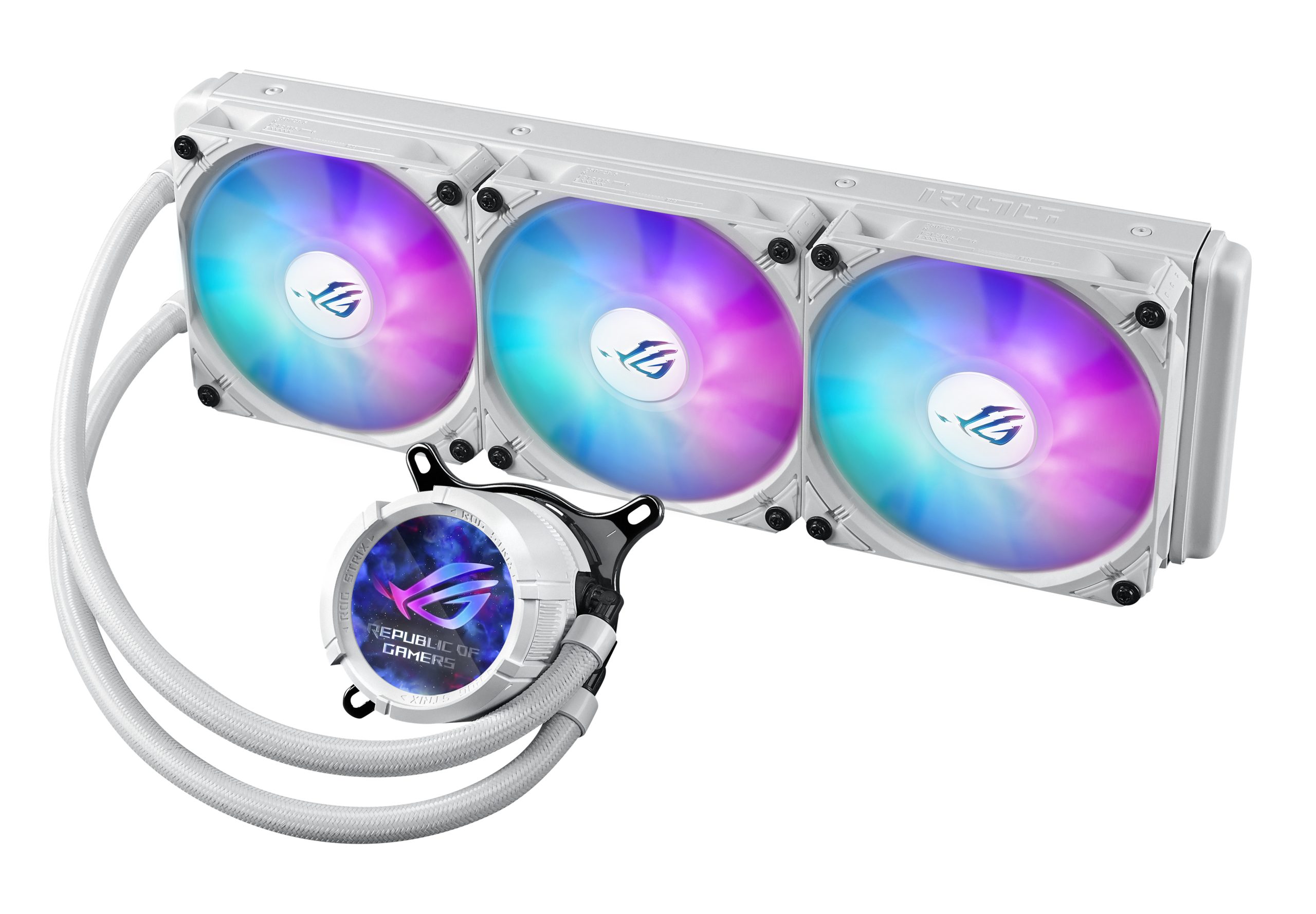 ASUS ROG Strix LC III 360 ARGB White Edition Processor All-in-one liquid cooler 12 cm - Image 2