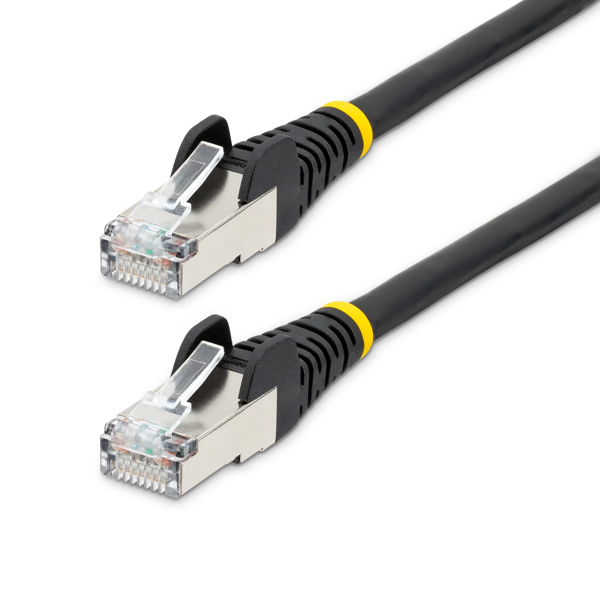 StarTech.com 10m CAT6a Ethernet Cable - Black - Low Smoke Zero Halogen (LSZH) - 10GbE 500MHz 100W PoE++ Snagless RJ-45 w