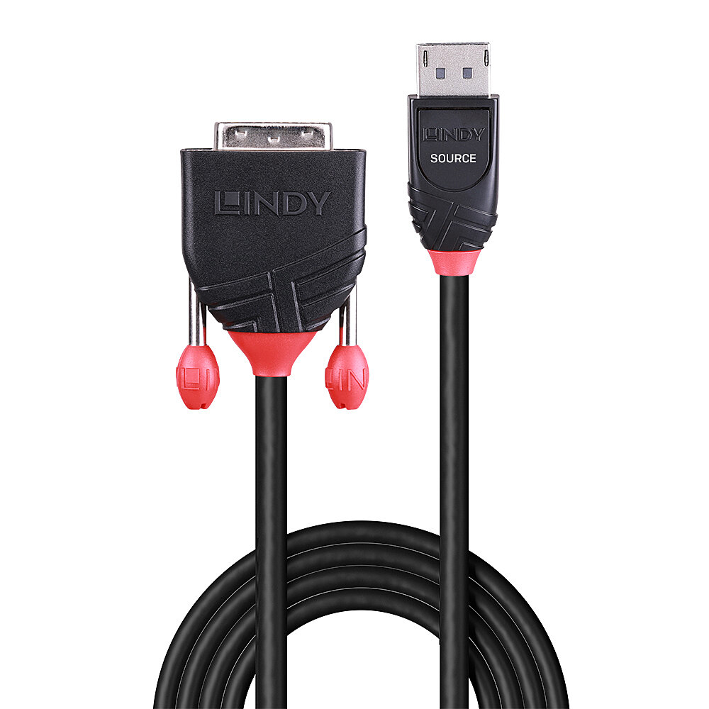 Lindy 2m DisplayPort to DVI-D Cable - Image 2