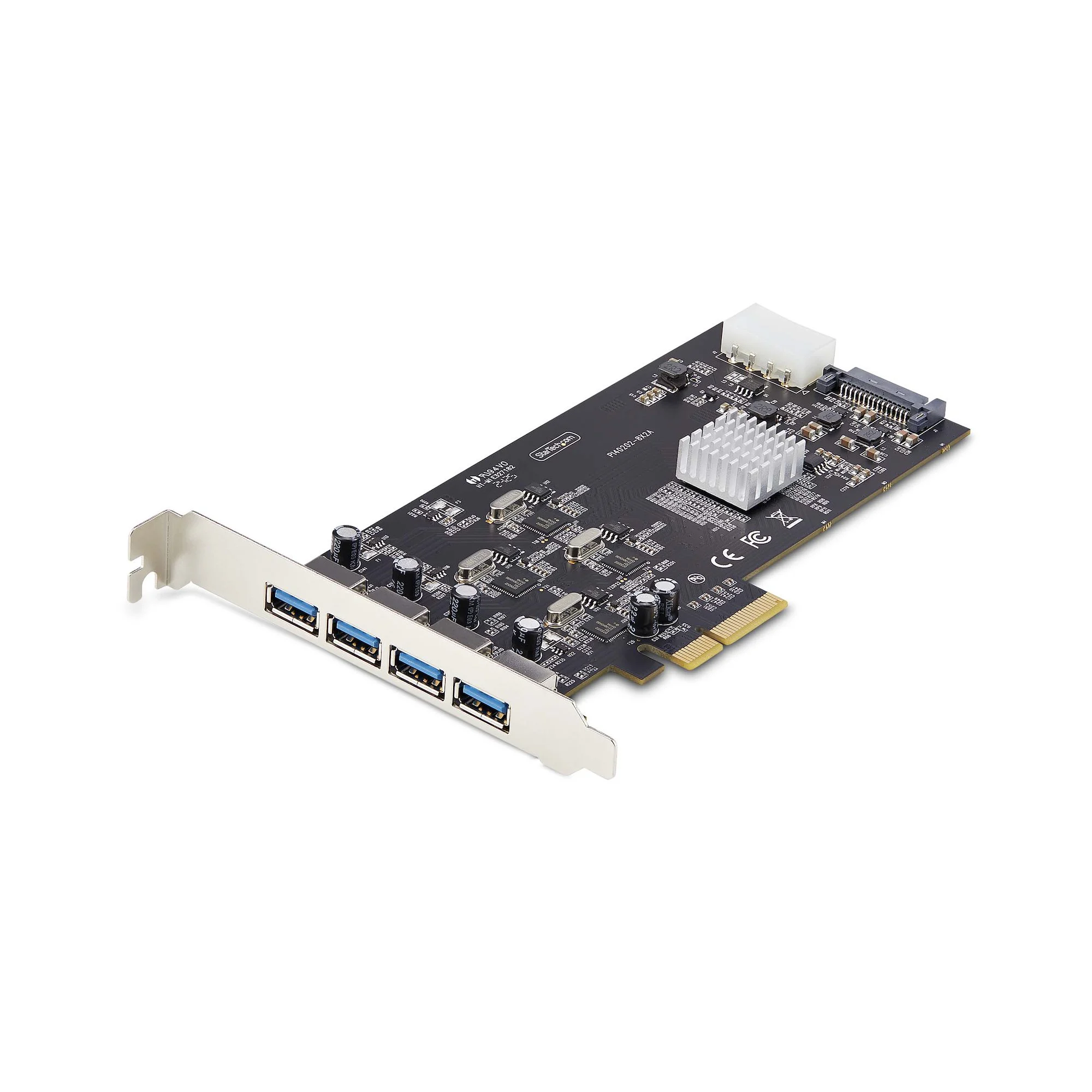 StarTech.com 4-Port USB PCIe Card, USB 3.2 5Gbps, PCI Express Expansion Card with 4x Independent USB Controllers, 4x USB