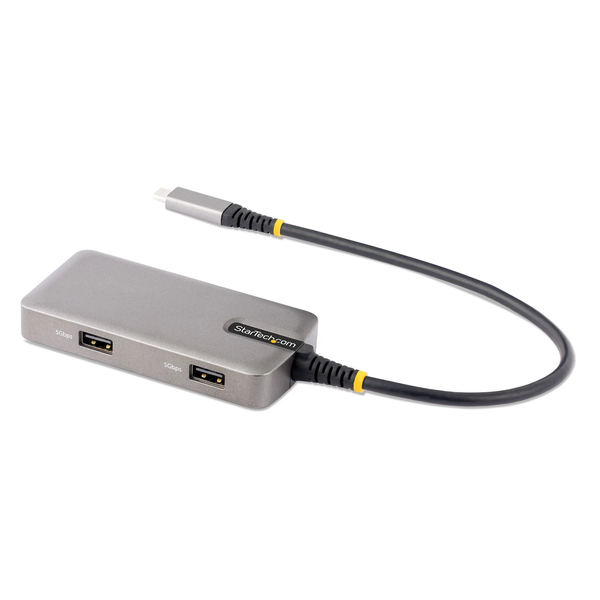 StarTech.com USB-C Multiport Adapter, 4K 60Hz HDMI, HDR - 2-Port 5Gbps USB 3.0 Hub, 100W Power Delivery Pass-Through, Gb - Image 2
