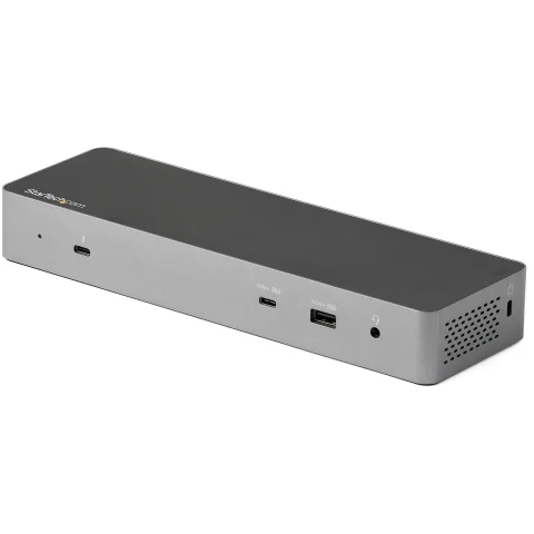 StarTech.com USB C Docking Station for Macbook Pro/Air-M1/M2/M3/M4, Thunderbolt Compatible, HDMI/DisplayPort, Dual 4K 60