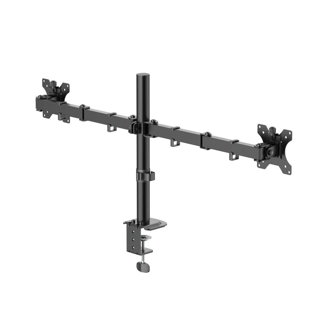 Hama Monitor Mount, 2 Monitors, Height-adjustable, Swivel/Tilt, 13" - 35", Black - Image 3