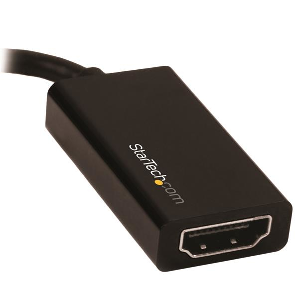 StarTech.com Mini DisplayPort to HDMI Adapter - Active mDP 1.4 to HDMI 2.0 Video Converter - 4K 60Hz - Mini DP or Thunde - Image 3