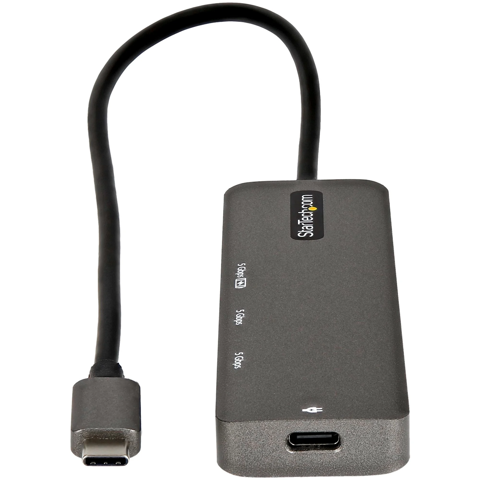 StarTech.com USB C Multiport Adapter - USB-C to HDMI 2.0b 4K 60Hz (HDR10), 100W Power Delivery Pass-Through, 4-Port USB - Image 3