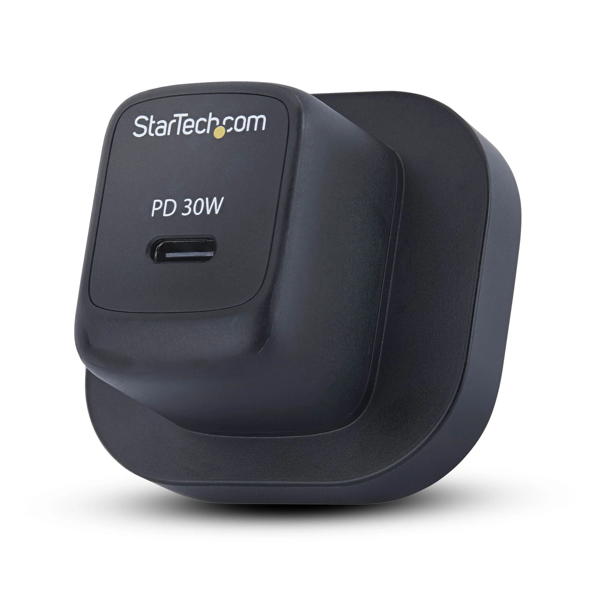 StarTech.com 30W USB‑C Wall Charger, Portable GaN Charger with USB Power Delivery Fast Charging, GaN 5V/9V/15/20V PD, US
