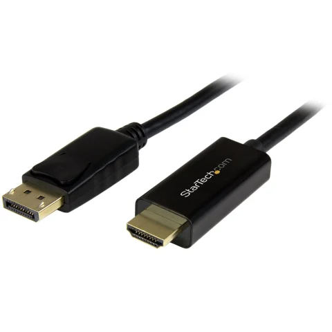 StarTech.com 6.6ft (2m) DisplayPort to HDMI Cable - 4K 30Hz - DisplayPort to HDMI Adapter Cable - DP 1.2 to HDMI Monitor