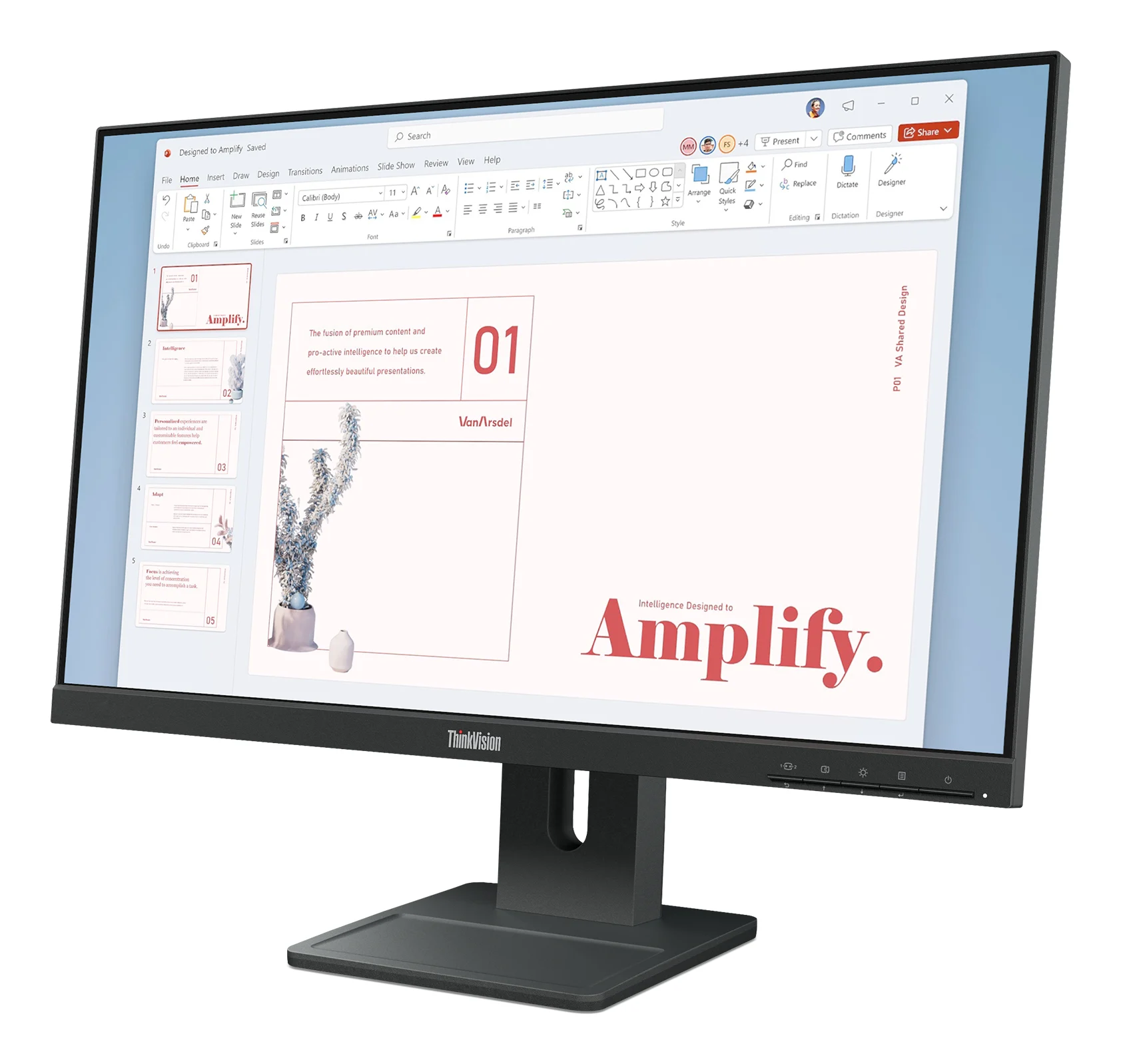 Lenovo ThinkVision E24-40 Monitor - Image 2
