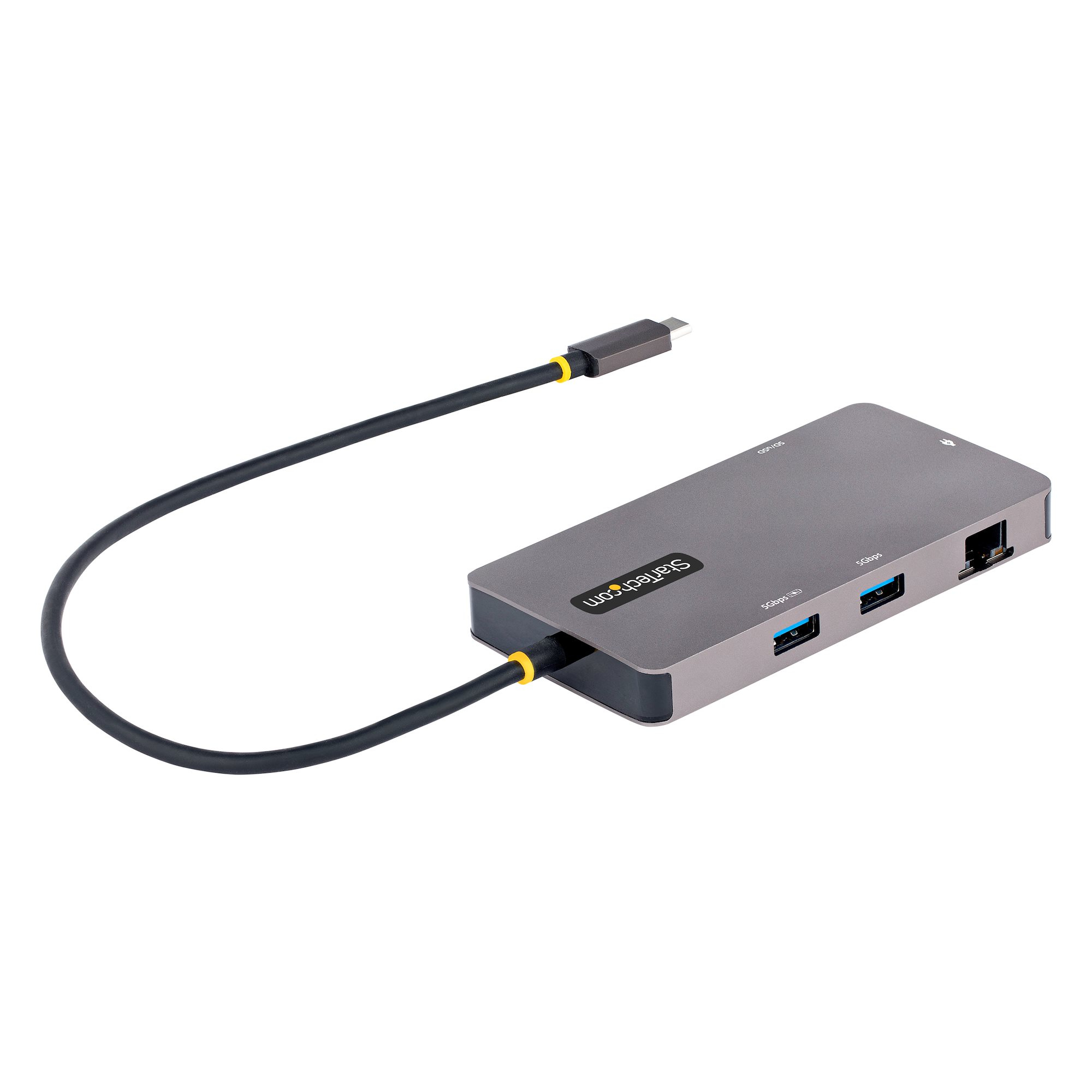 StarTech.com USB C Multiport Adapter, Dual HDMI Video, 4K 60Hz, 2Pt 5Gbps USB-A Hub, 100W Power Delivery Pass-Through/Gb - Image 2