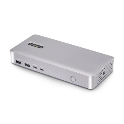 StarTech.com Dual-Monitor USB4 Docking Station, Dual 4K 120Hz or Single 8K 60Hz HDMI, 100W Laptop Charging, 2.5GbE, USB-