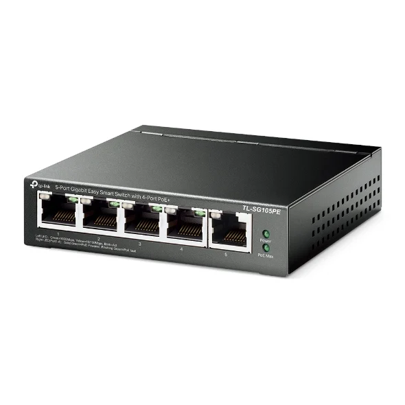 TP-Link 5-Port Gigabit Easy Smart PoE Switch with 4-Port PoE+ - Image 2