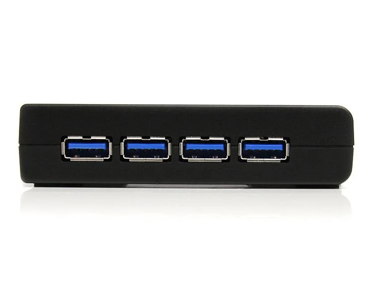 StarTech.com 4 Port Black SuperSpeed USB 3.0 Hub - Image 2