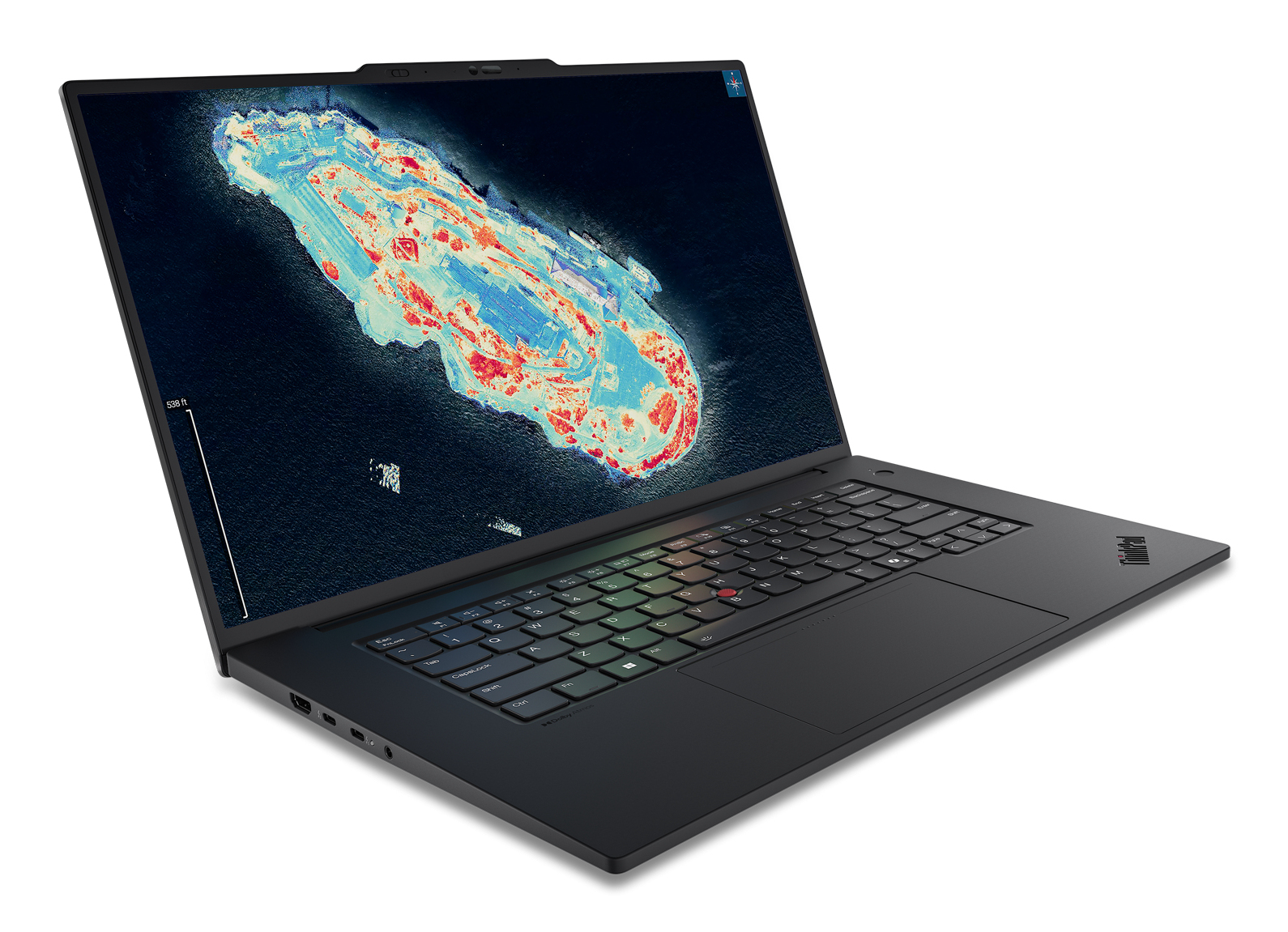 Lenovo ThinkPad P1 Gen 8 Intel Core Ultra 7 255H Mobile workstation 40.6 cm (16") WUXGA 32 GB LPDDR5x-SDRAM 1 TB SSD NVI - Image 3