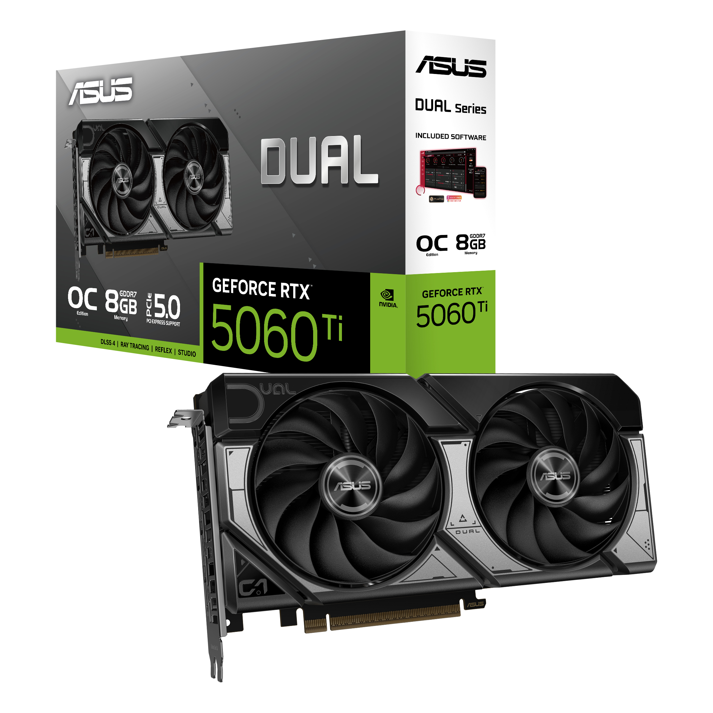 ASUS Dual -RTX5060TI-O8G NVIDIA GeForce RTX 5060 Ti 8 GB GDDR7 - Image 3
