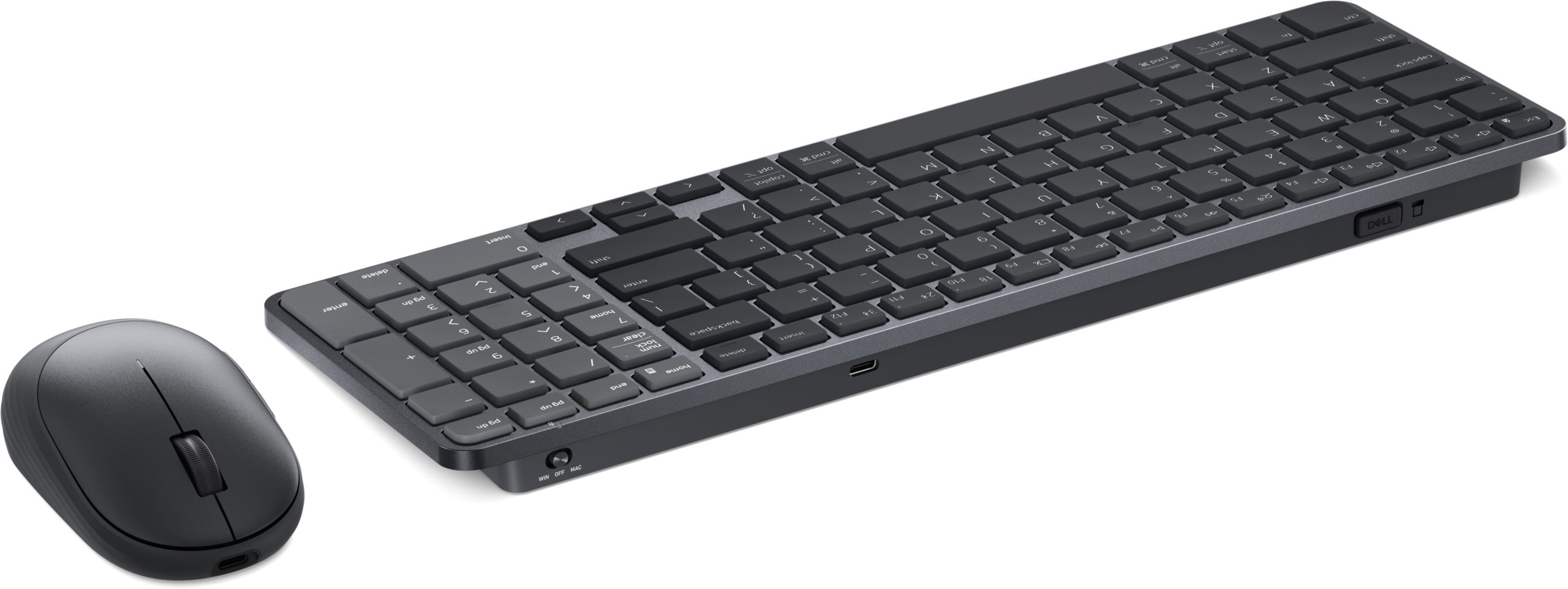 DELL Pro 7 KM746 keyboard Mouse included Universal RF Wireless + Bluetooth QWERTY UK English Graphite - Image 3