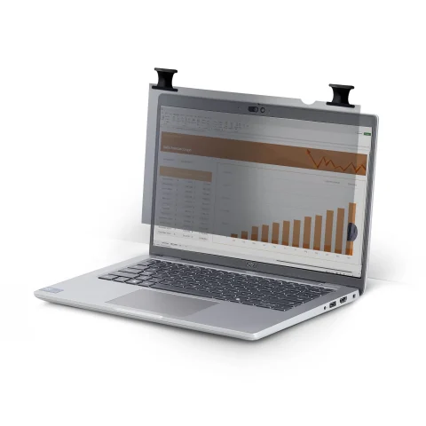 StarTech.com 16-inch 16:10 Bright Privacy Screen Filter with Touch, Flip-Over, 75% Light Transmittance, Anti-Glare Priva