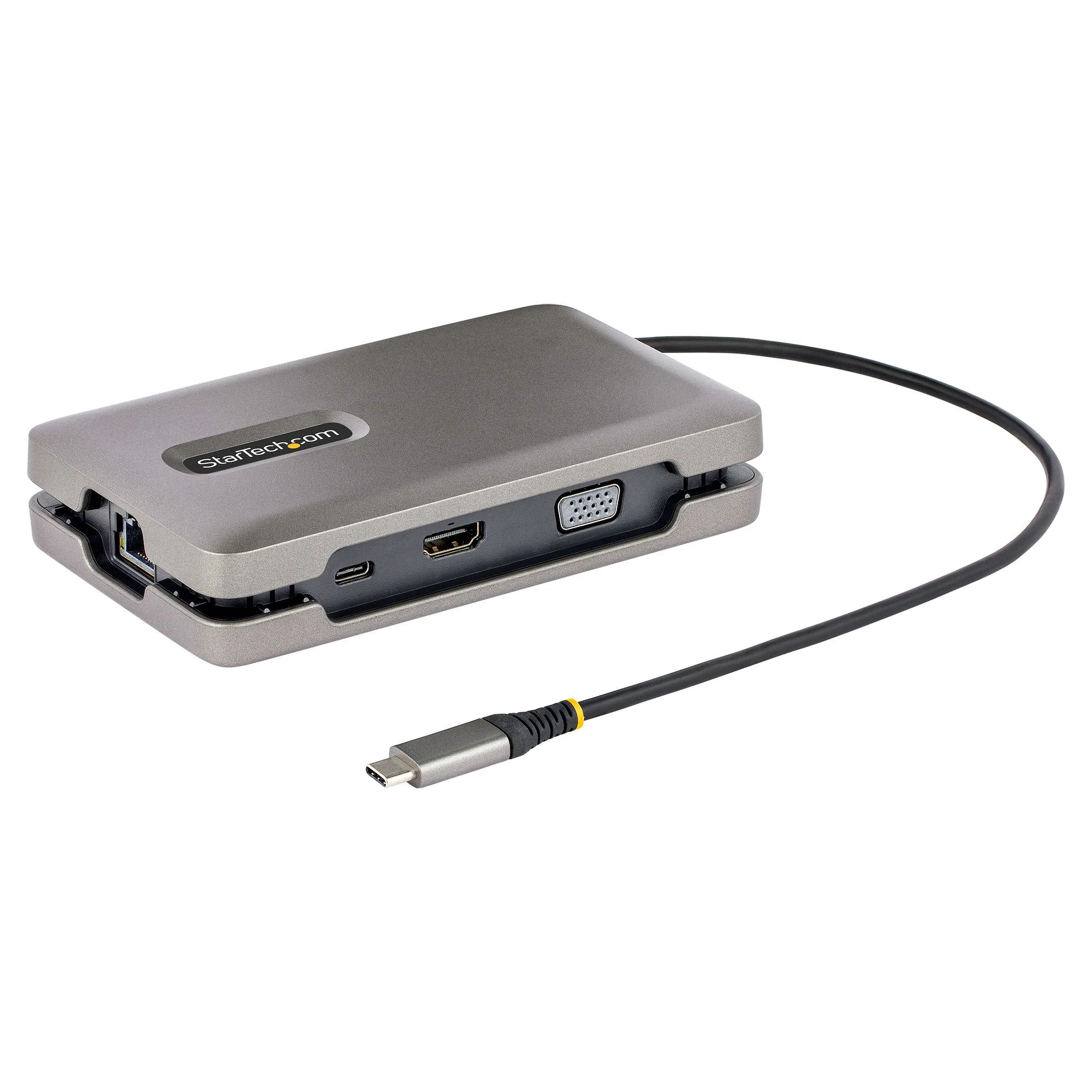 StarTech.com USB-C Dual Monitor Multiport Adapter up to 4K 60Hz USB-C DP Alt Mode Video Output & HDMI 2.0, or 1080p VGA,